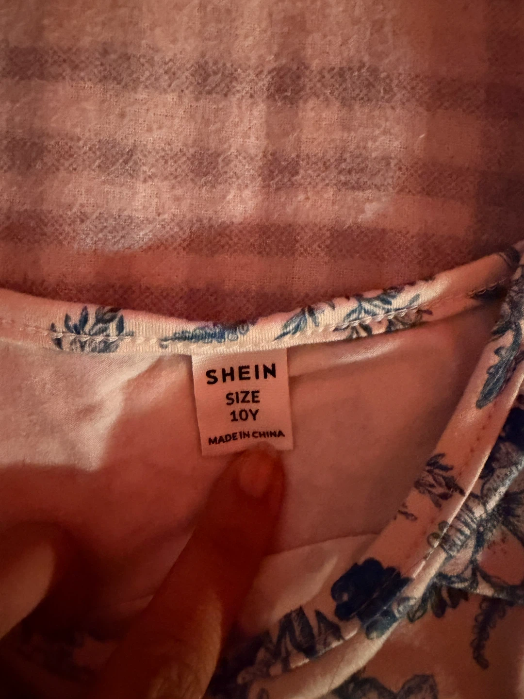 SHEIN Girls Size 10Y Floral Tank Top - photo 3