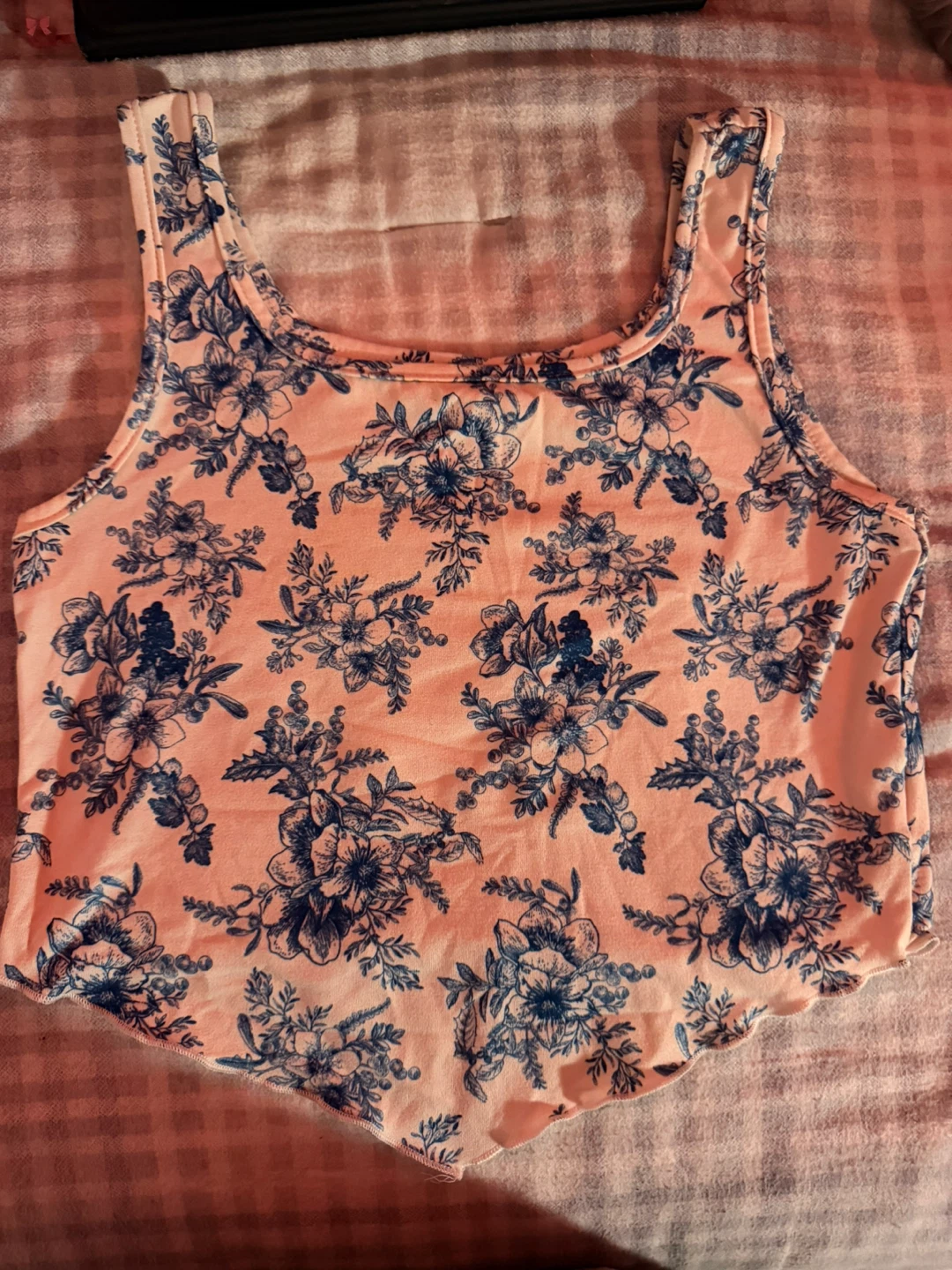 SHEIN Girls Size 10Y Floral Tank Top