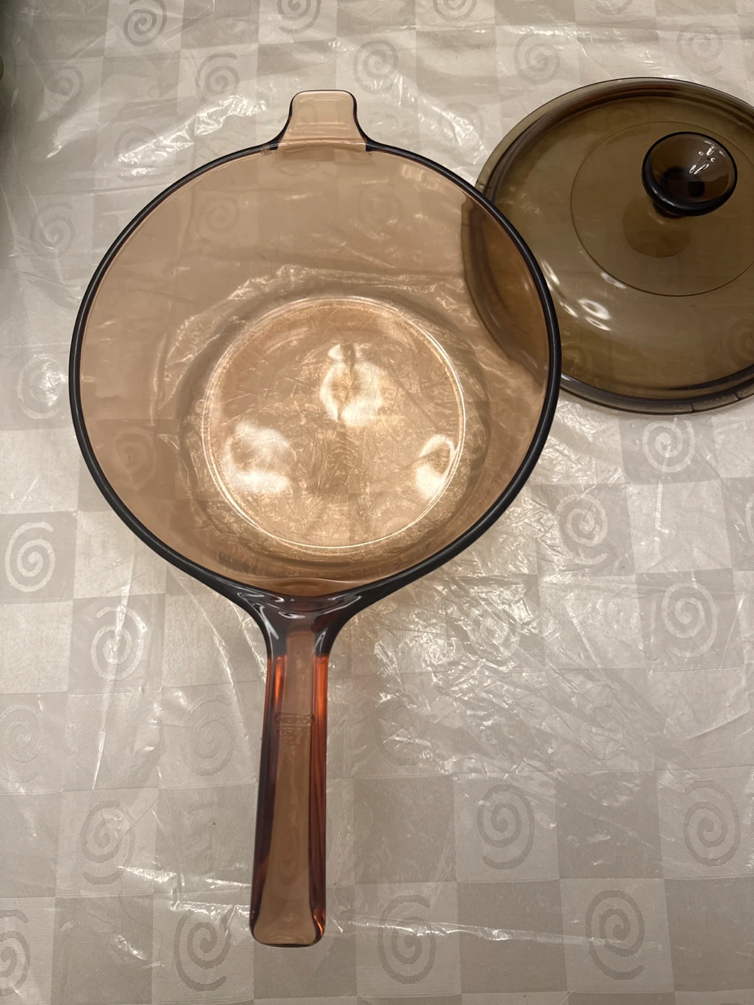 Pyrex Visions Amber Glass Saucepan with Lid - photo 3