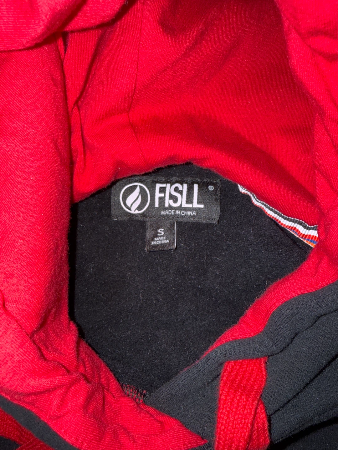 FISLL Chicago Bulls Cropped Hoodie Sweatshirt Size S - photo 4