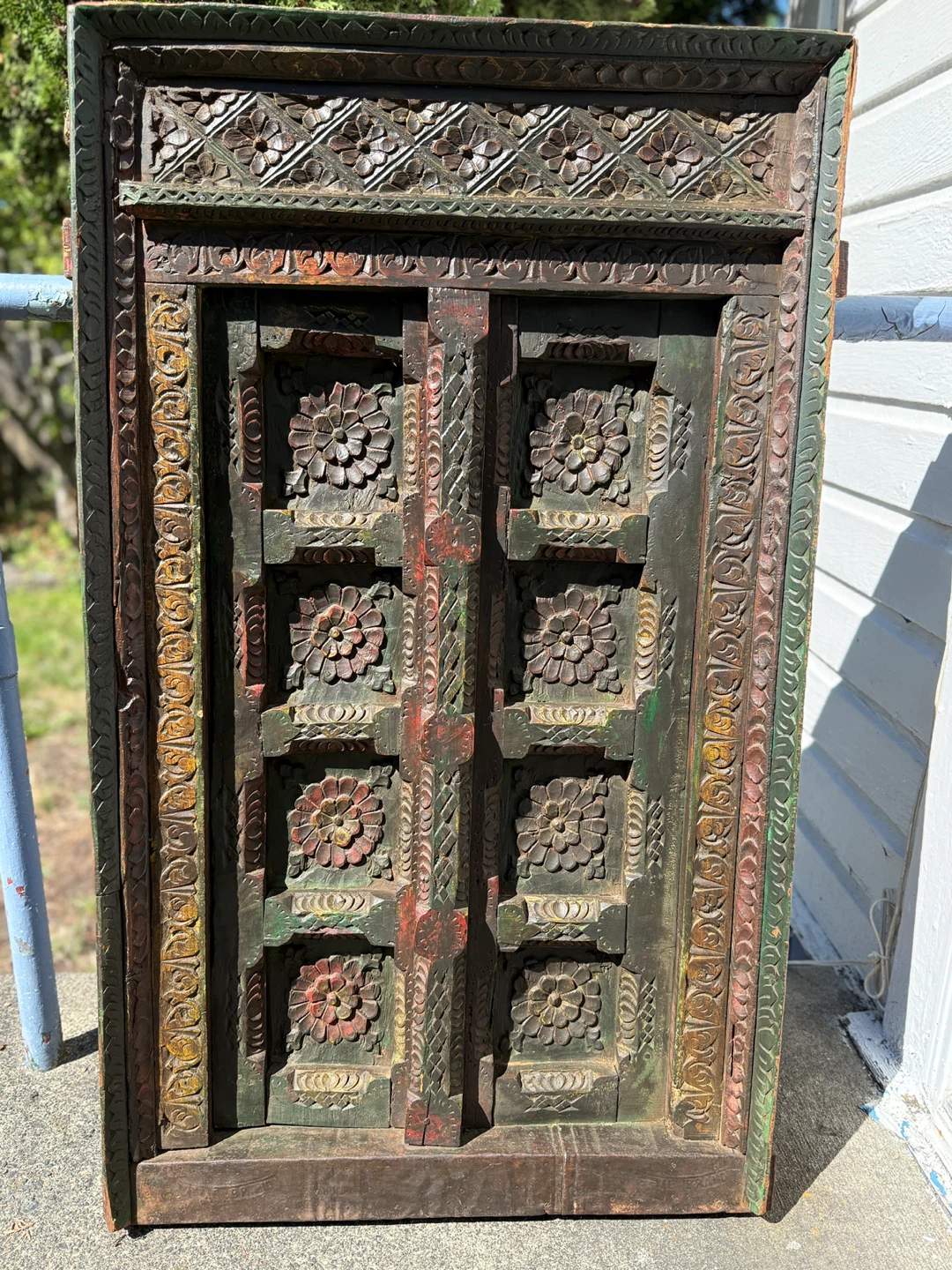 Hand-Carved Traditional Indian Jharokha