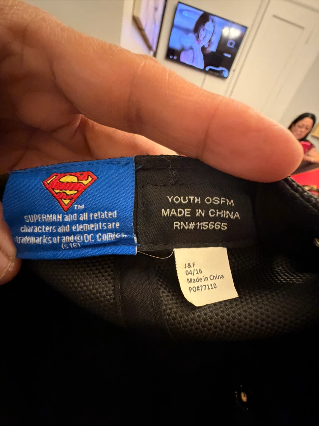 Superman Youth OSFM Baseball Cap - photo 5