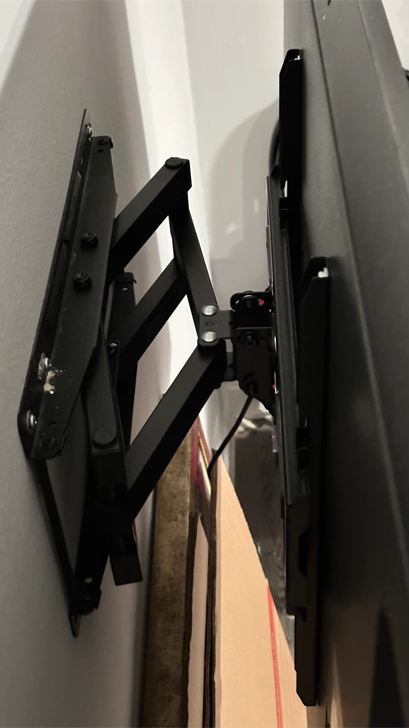 LG QNED80A 55” Smart TV + Full Motion Wall Mount - photo 3