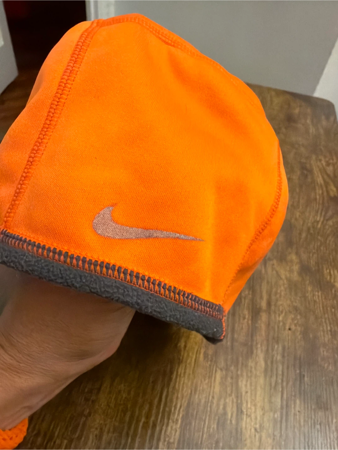 Nike Orange Fleece Beanie Hat - photo 2