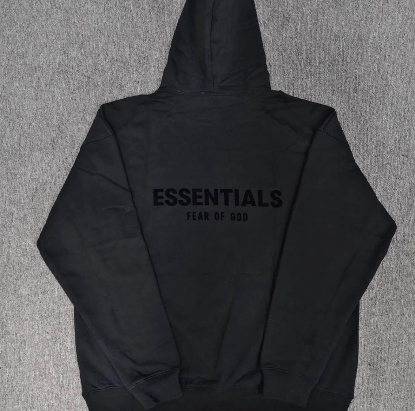 ESSENTIALS Fear of God Black Hoodie - photo 2
