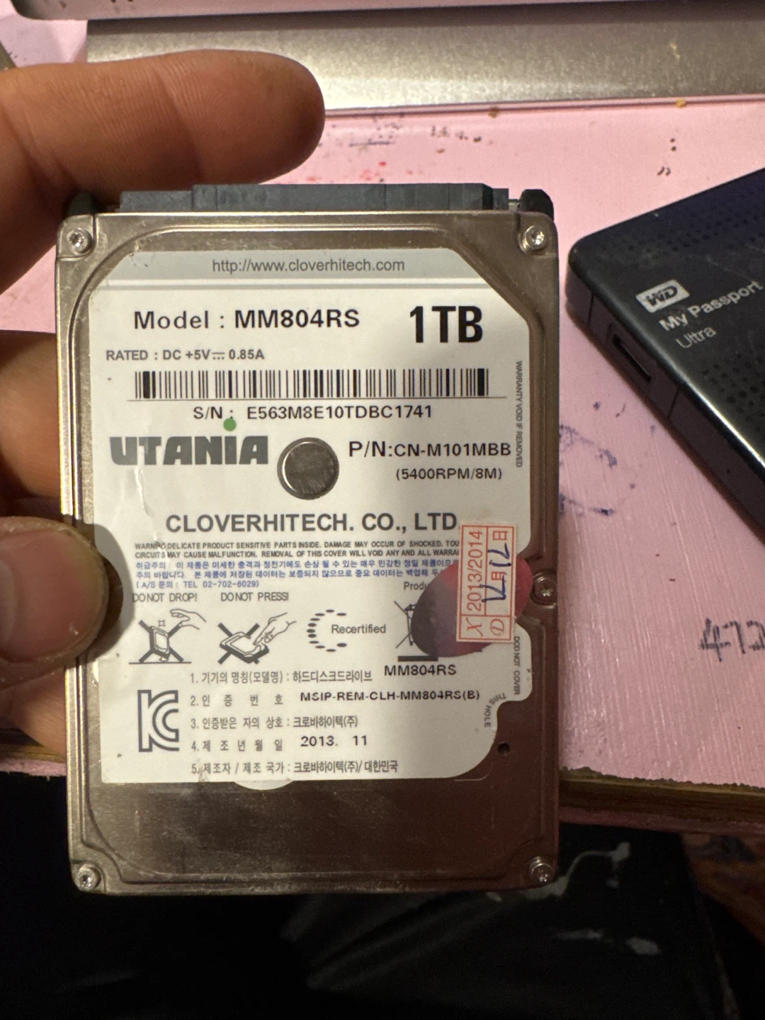 UTANIA MM804RS 1TB Hard Drive