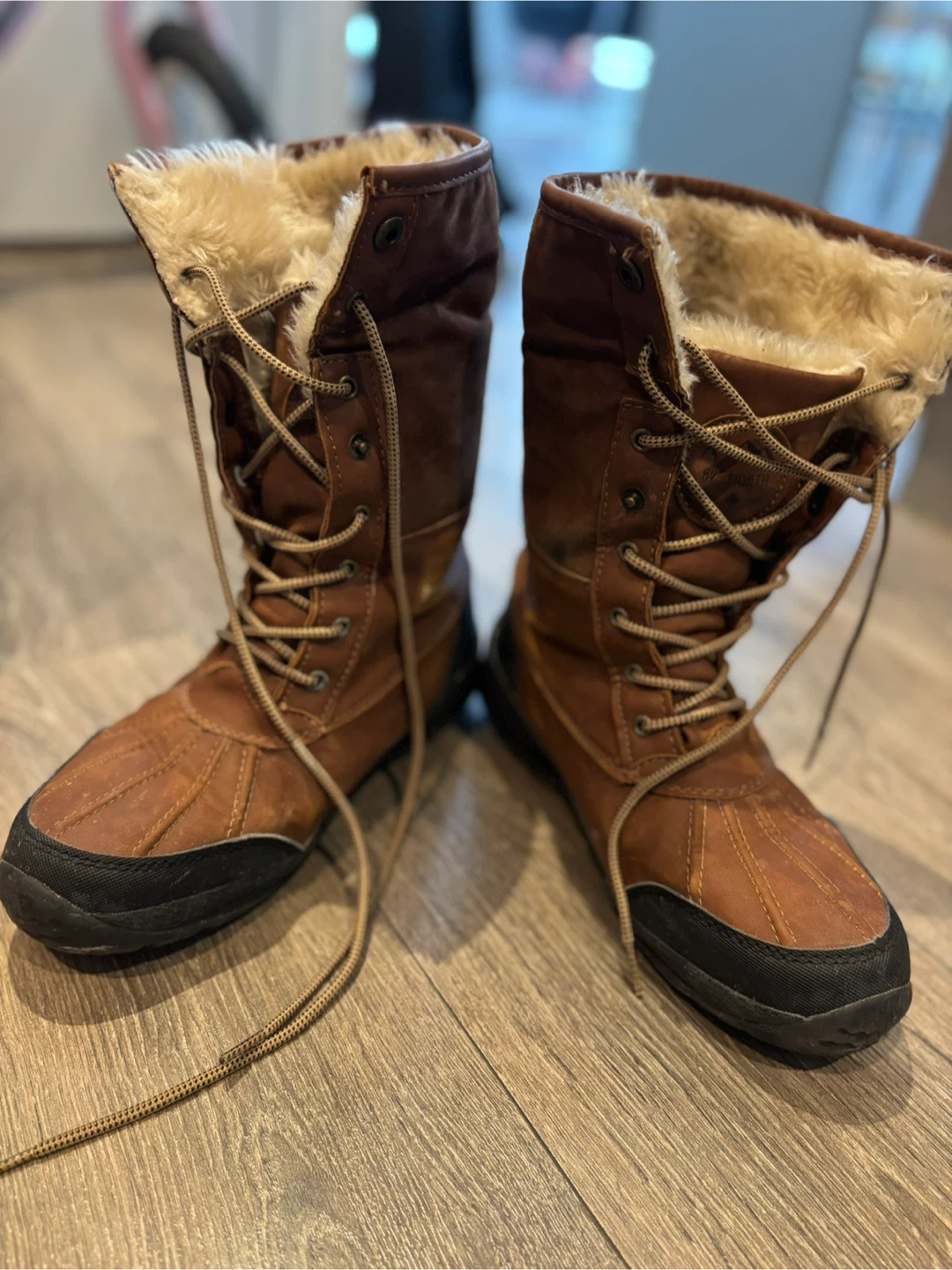 Brown Fur-Lined Winter Boots - photo 2