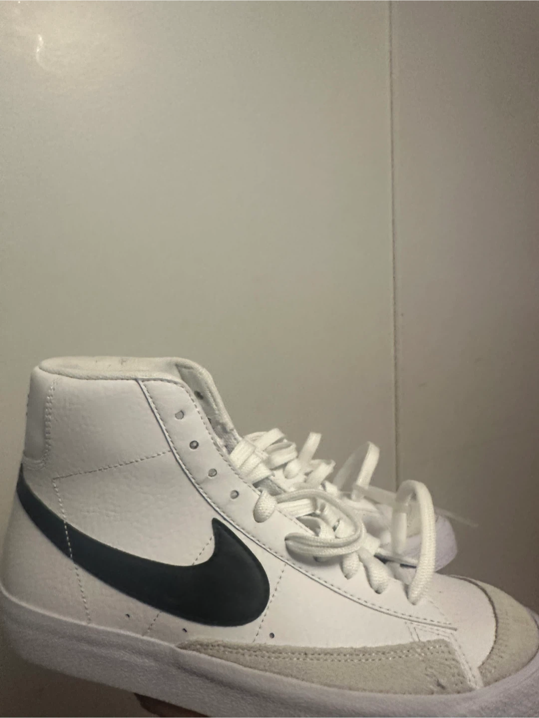 Nike Blazer Mid '77 Vintage White Black High Top Sneakers