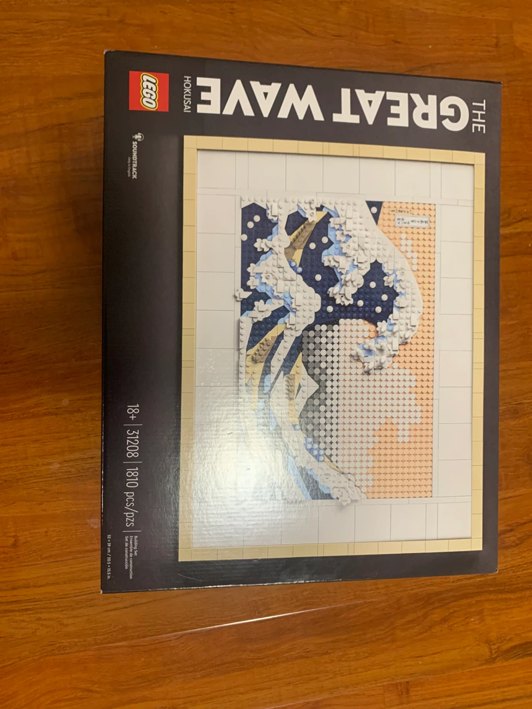 LEGO The Great Wave Off Kanagawa Hokusai Art Set 18+