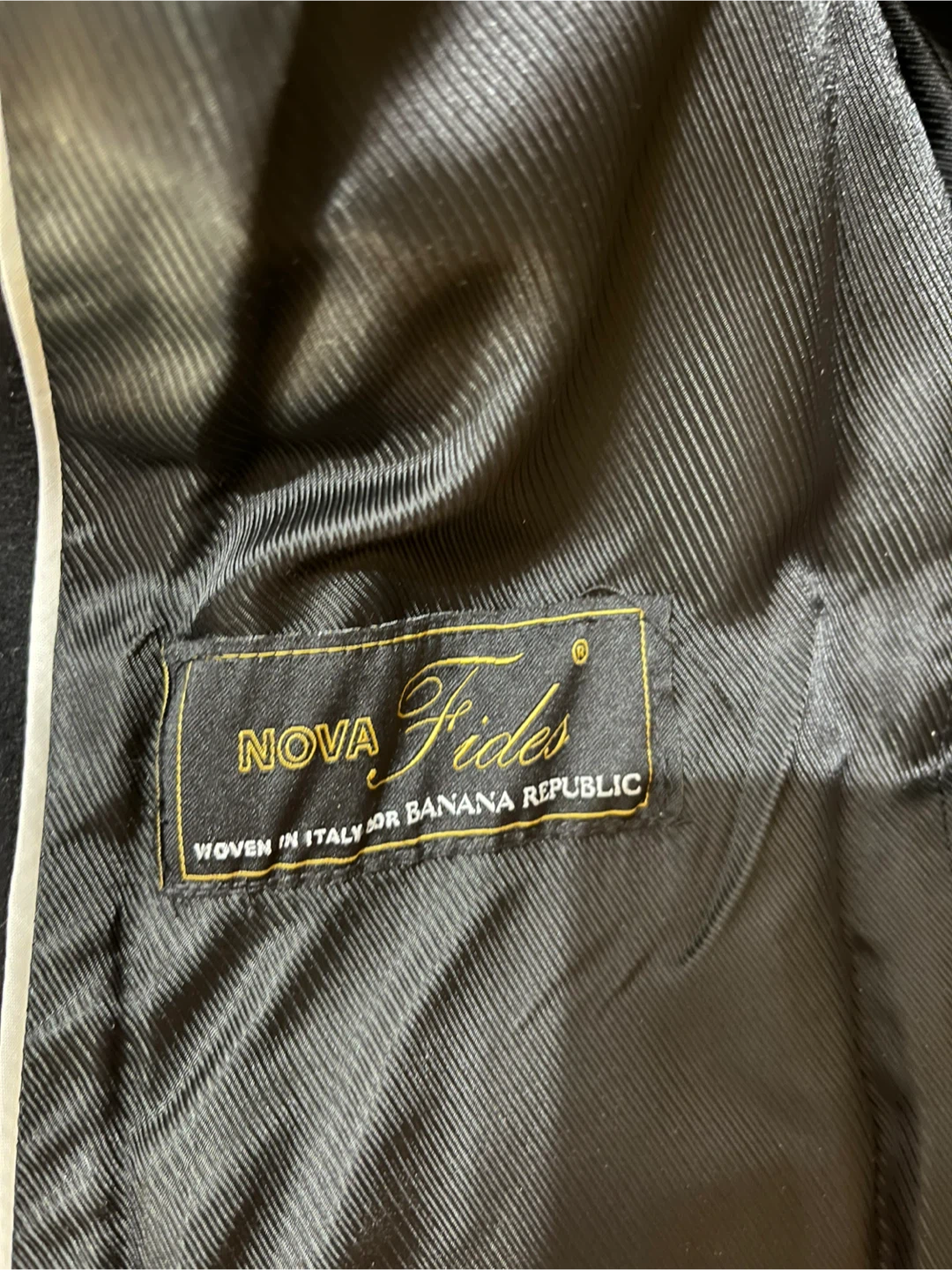 Banana Republic Black Wool Blend Trench Coat Size 2 - photo 4