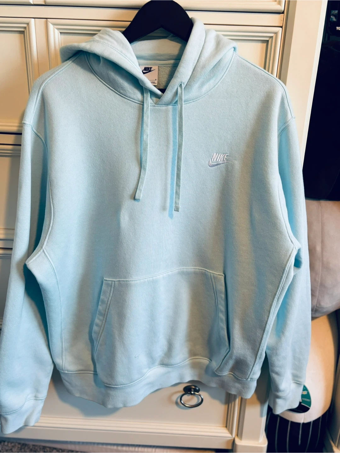 Nike Pullover Hoodie Light Blue Size L - photo 3