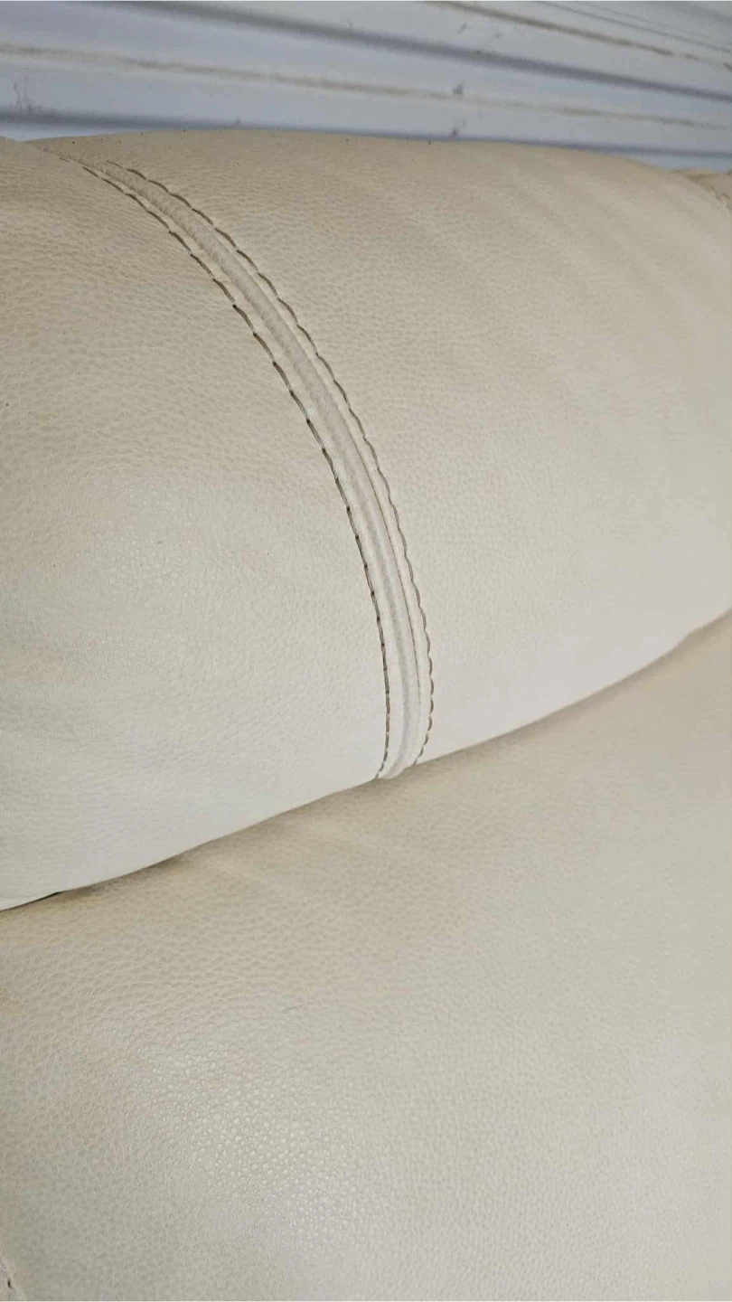 Light cream 3 seater recliner sofa - photo 5
