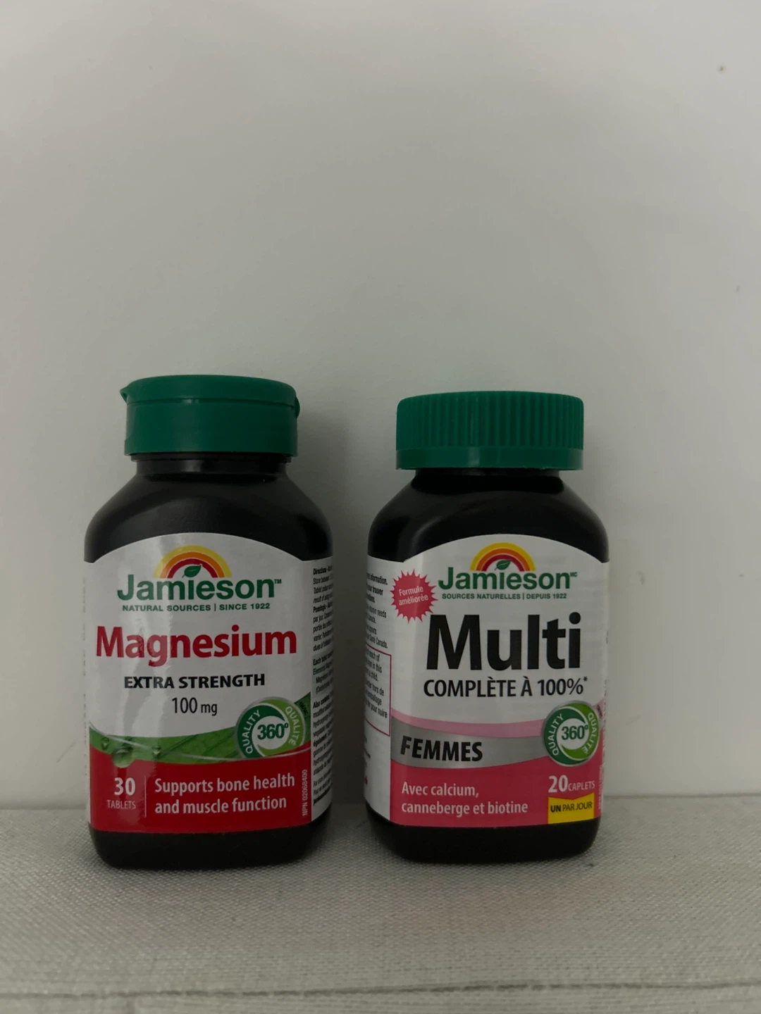 Jamieson Multi Complete vitamins for women & Magnesium