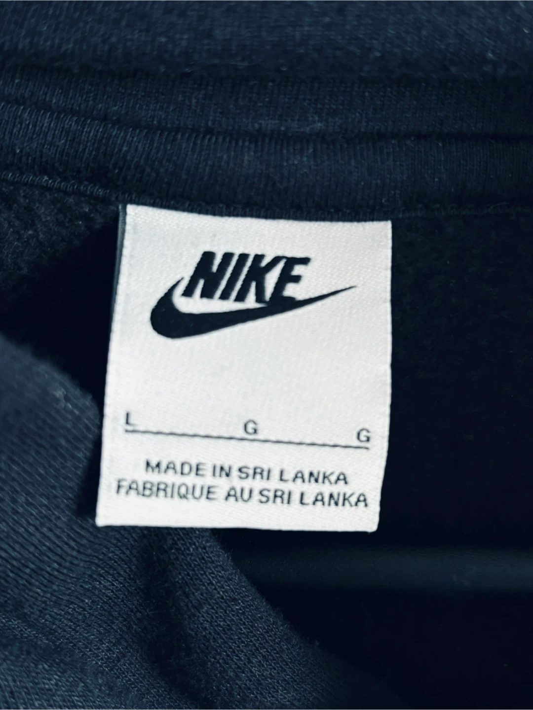 Nike Black Pullover Hoodie (L) - photo 2