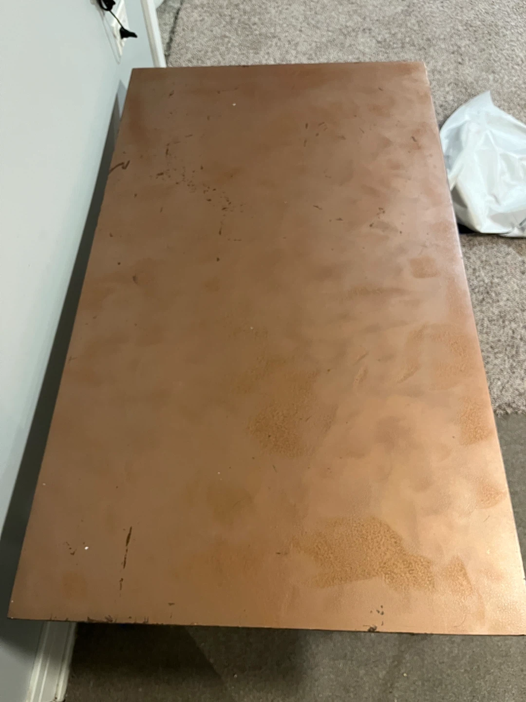 Metal Top Table with metal Legs - photo 2