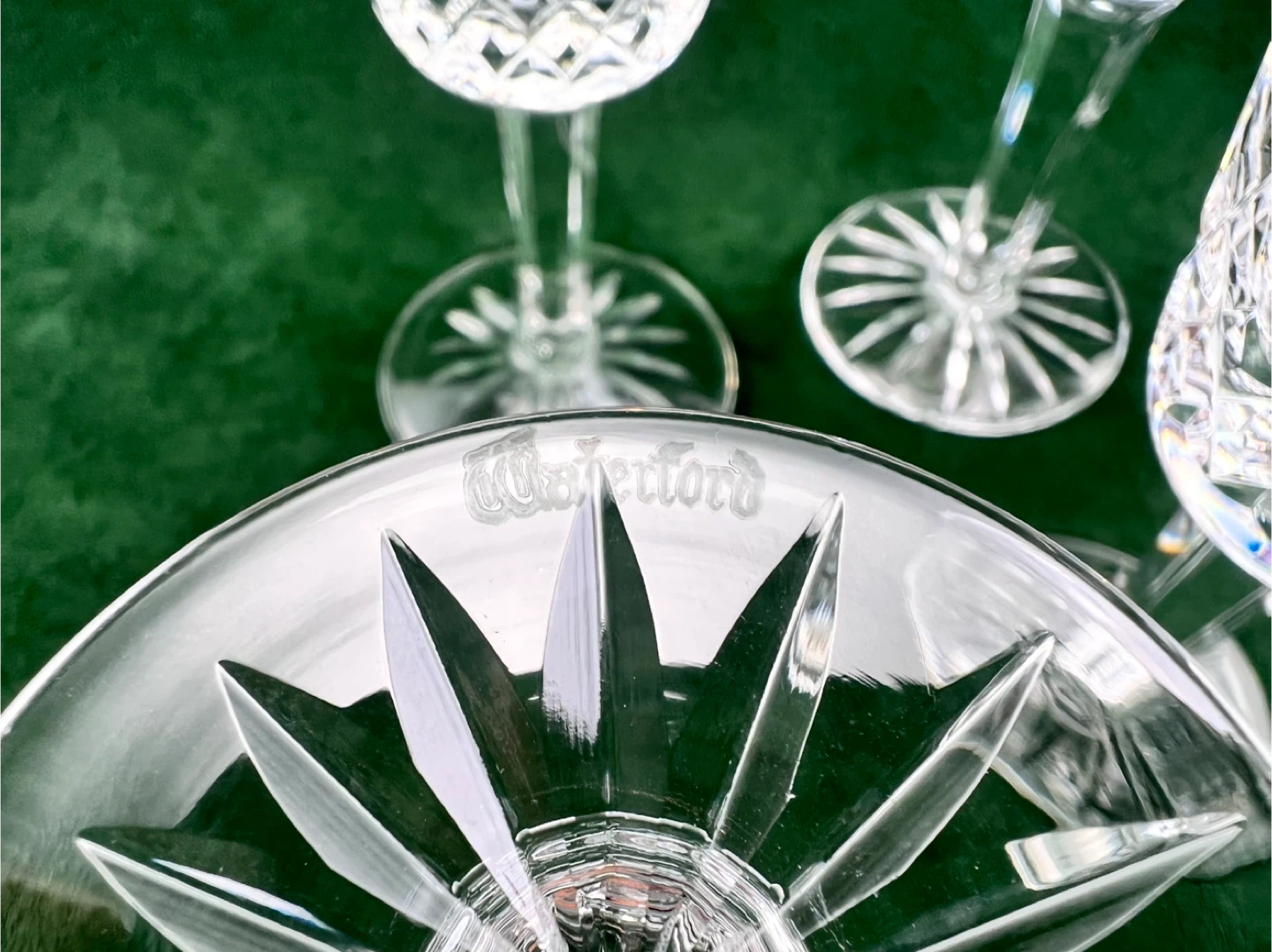 Waterford Lismore crystal glasses (priced individually) - photo 4