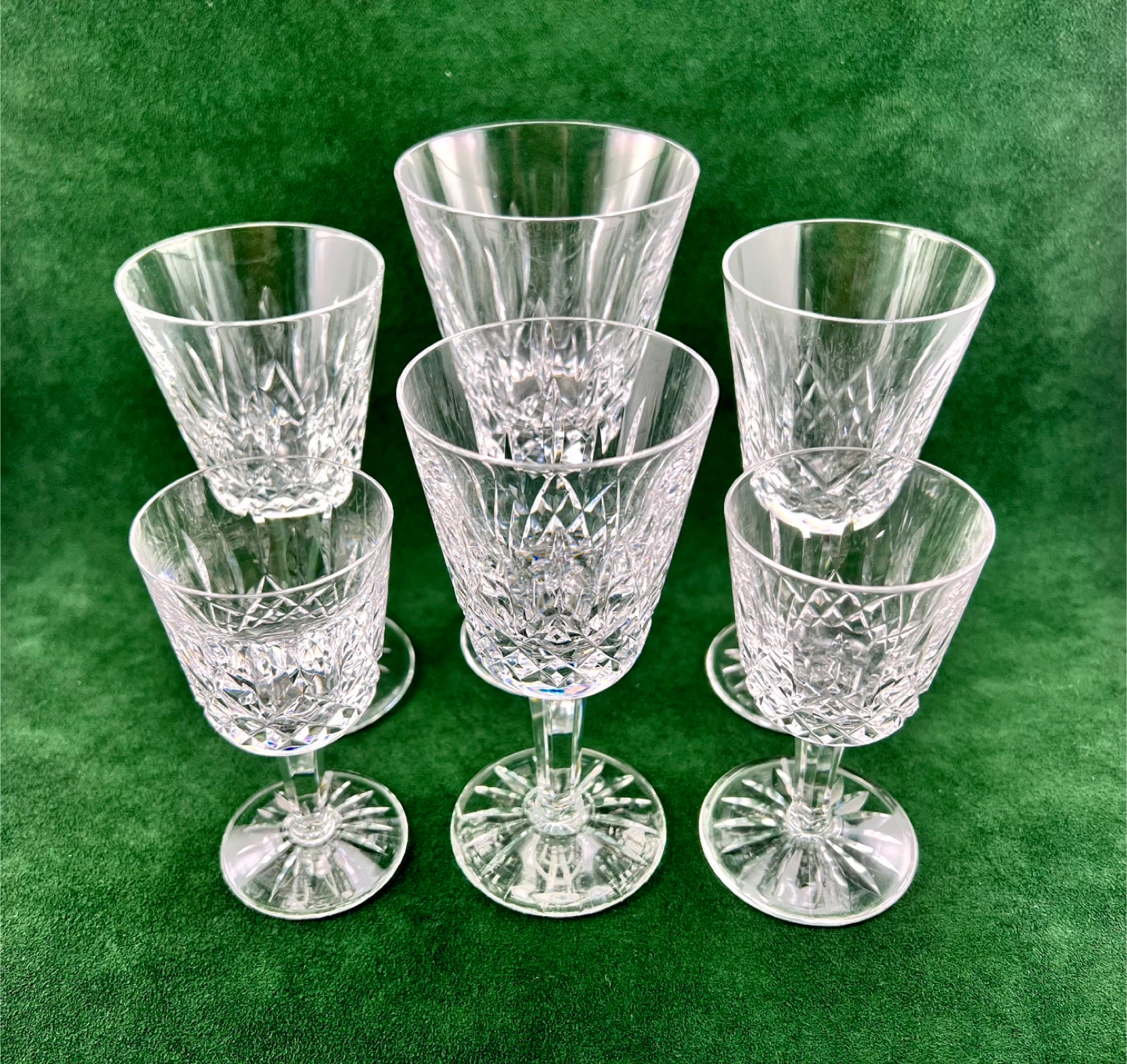 Waterford Lismore crystal glasses (priced individually) - photo 3