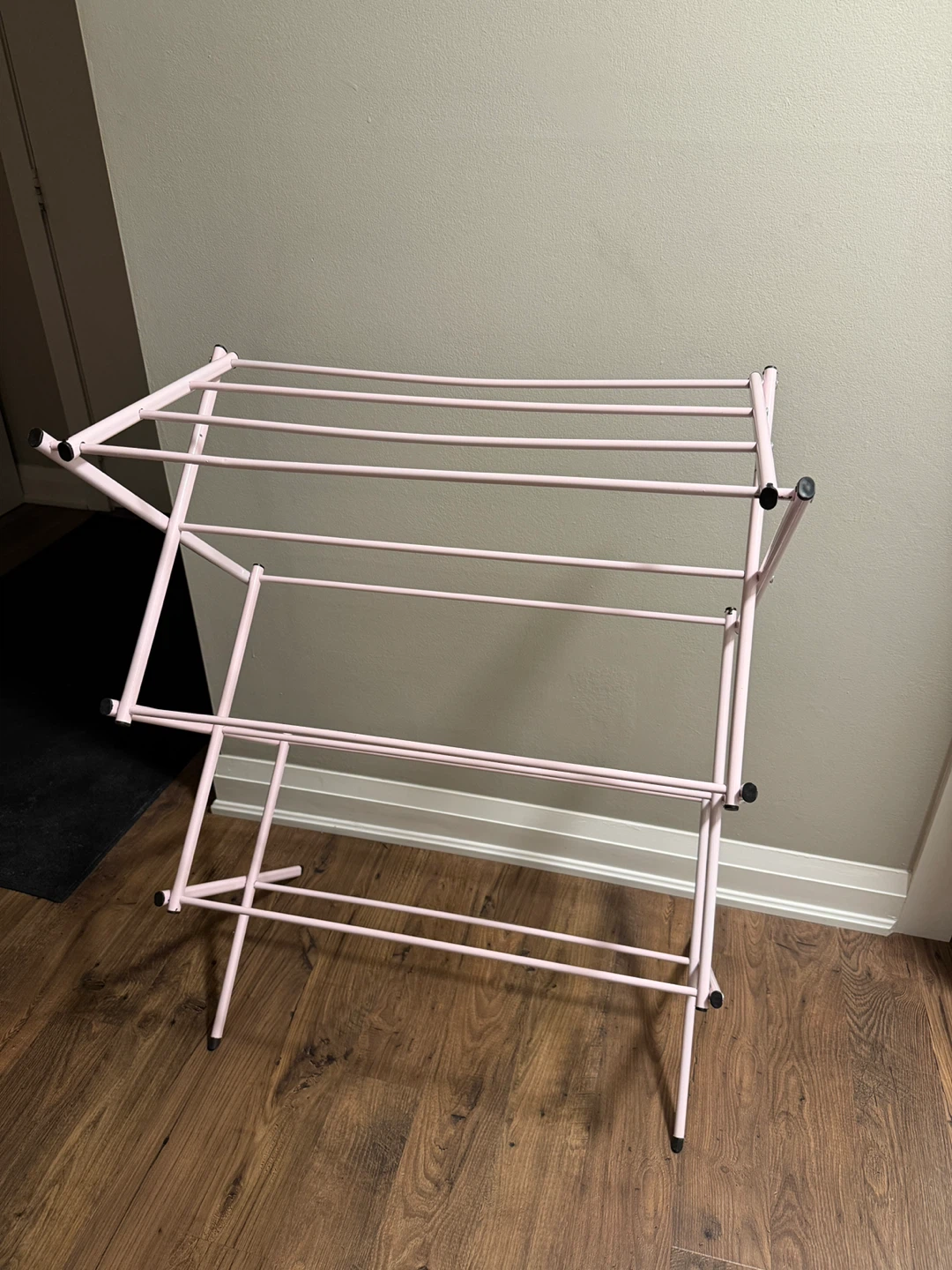 Pink Folding Drying Rack