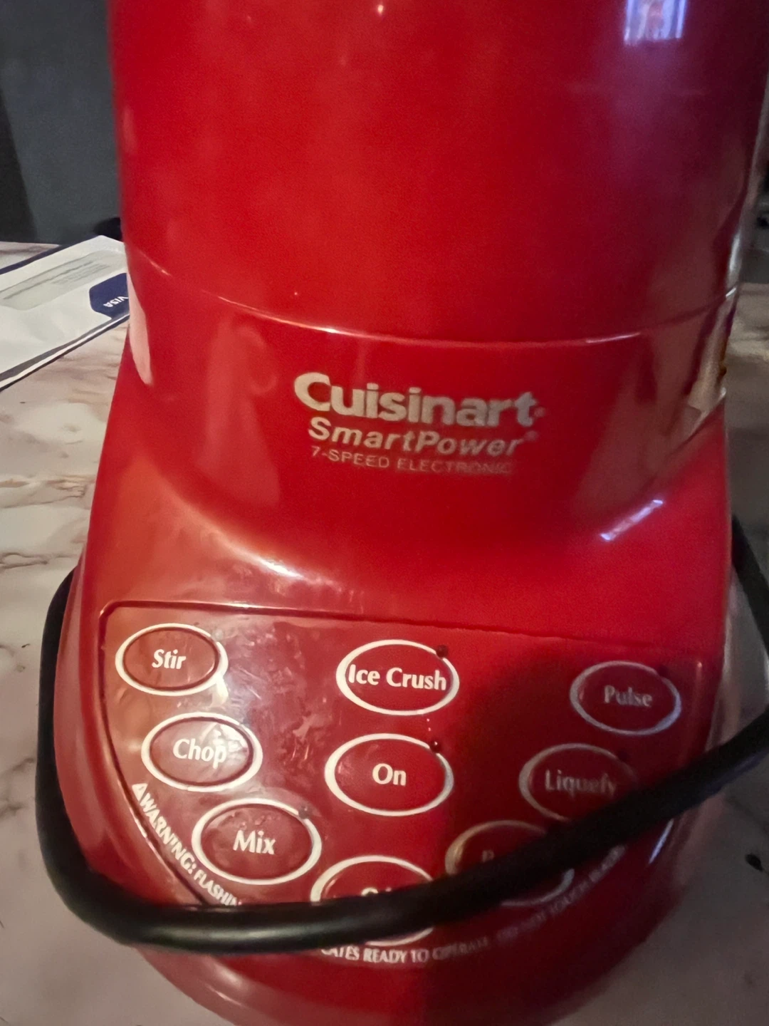 Cuisinart SmartPower 7-Speed Electronic Blender - Red - photo 2