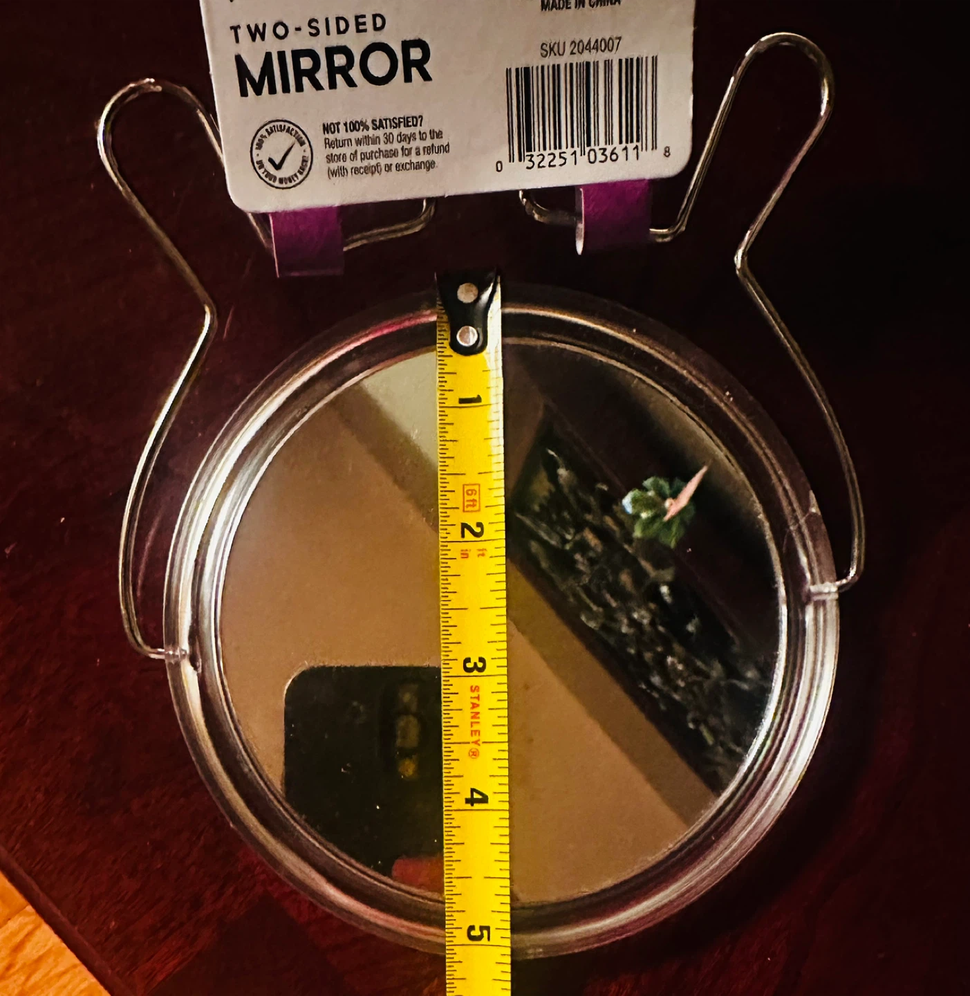 Two-Sided Mirror w/Stand - Regular & 3X - photo 4