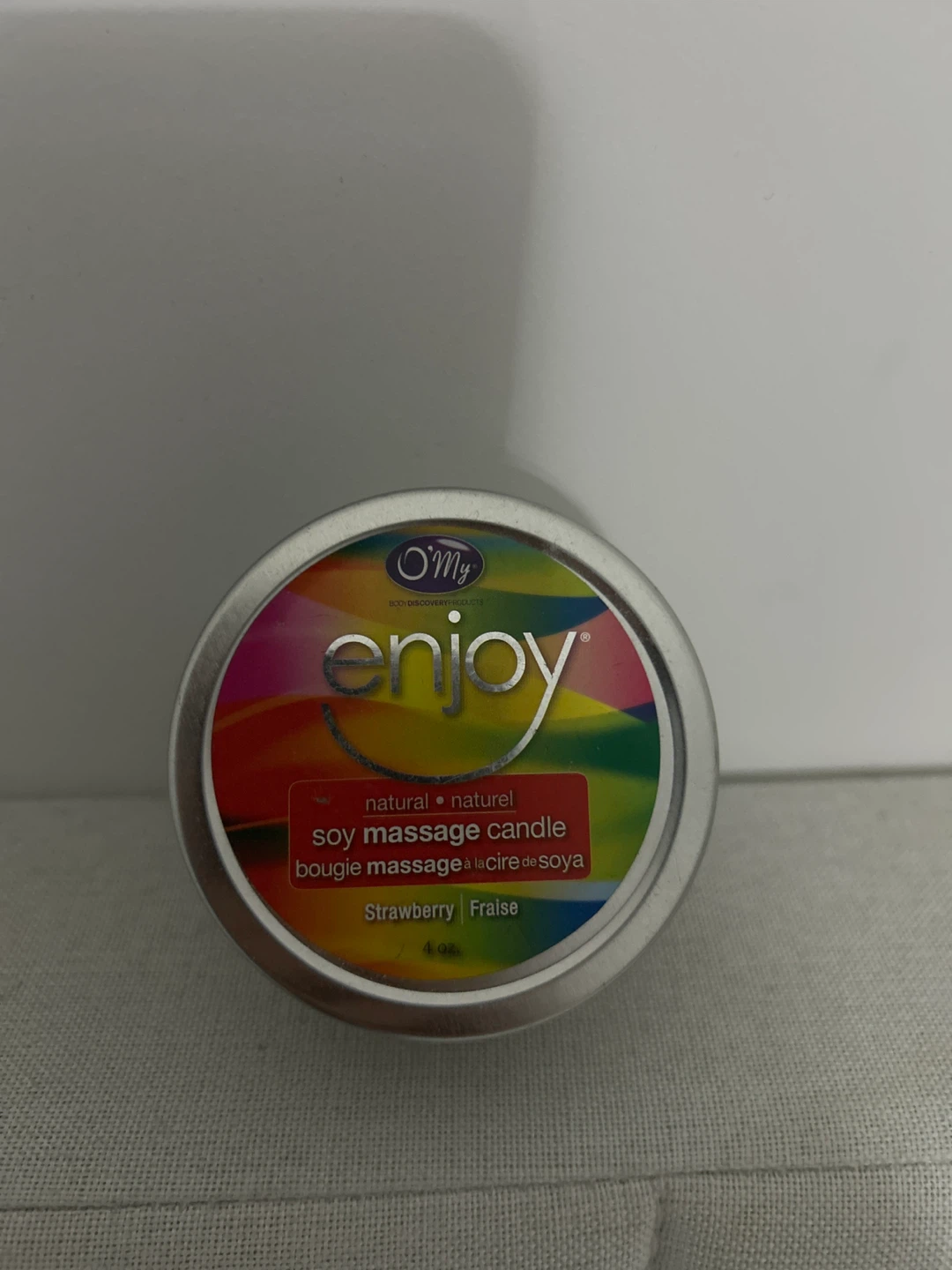 O'My Enjoy Soy Massage Candle - Strawberry