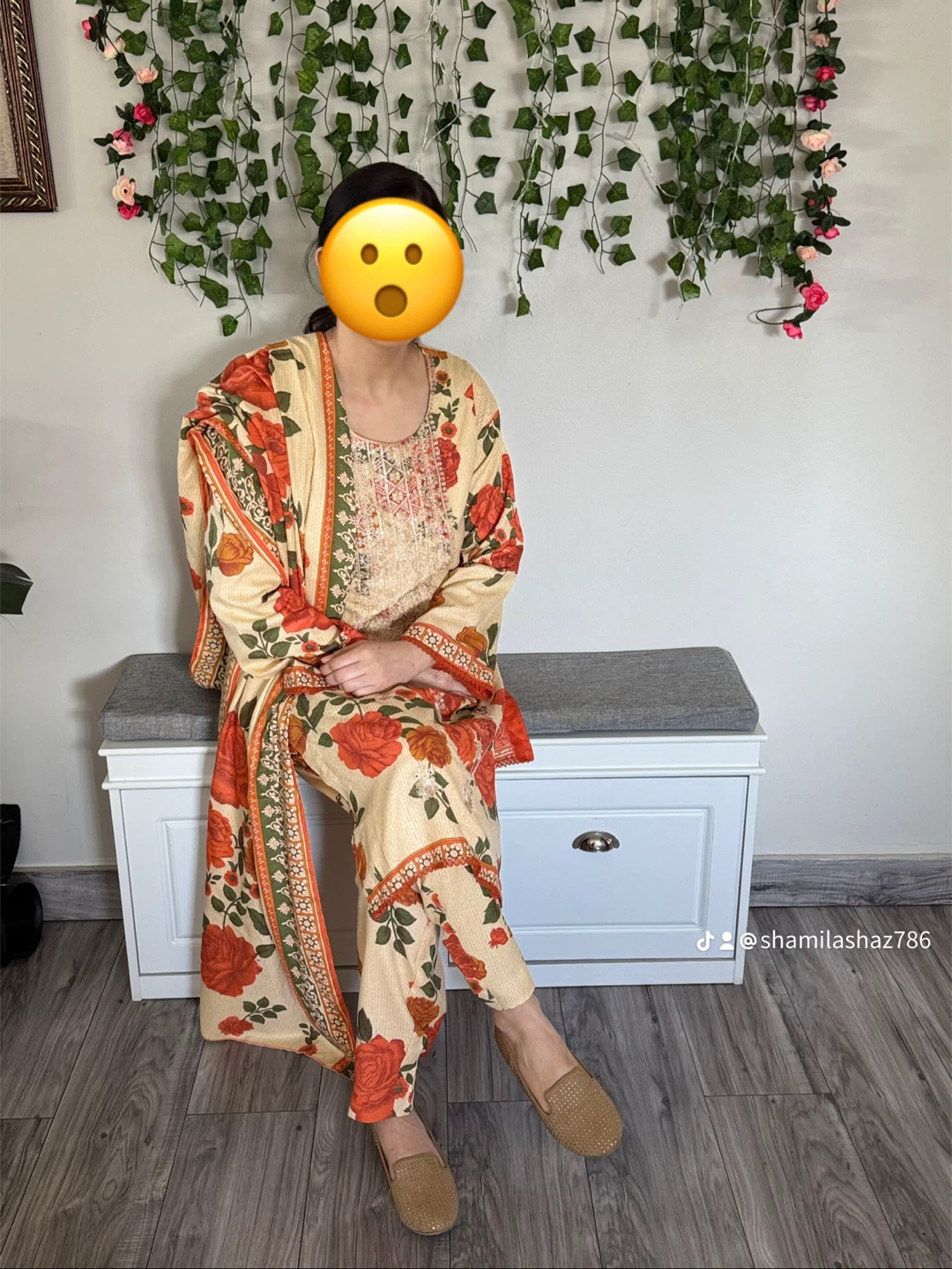 Women's Floral Print 3-Piece Outfit