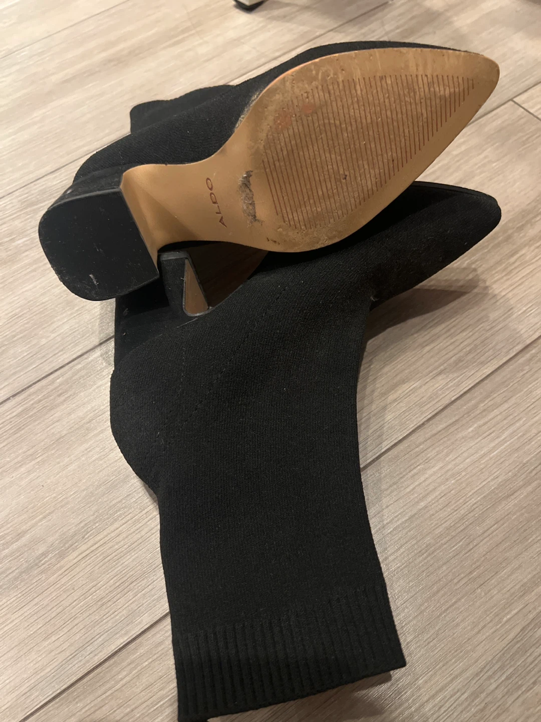 ALDO Black Sock Booties - photo 3