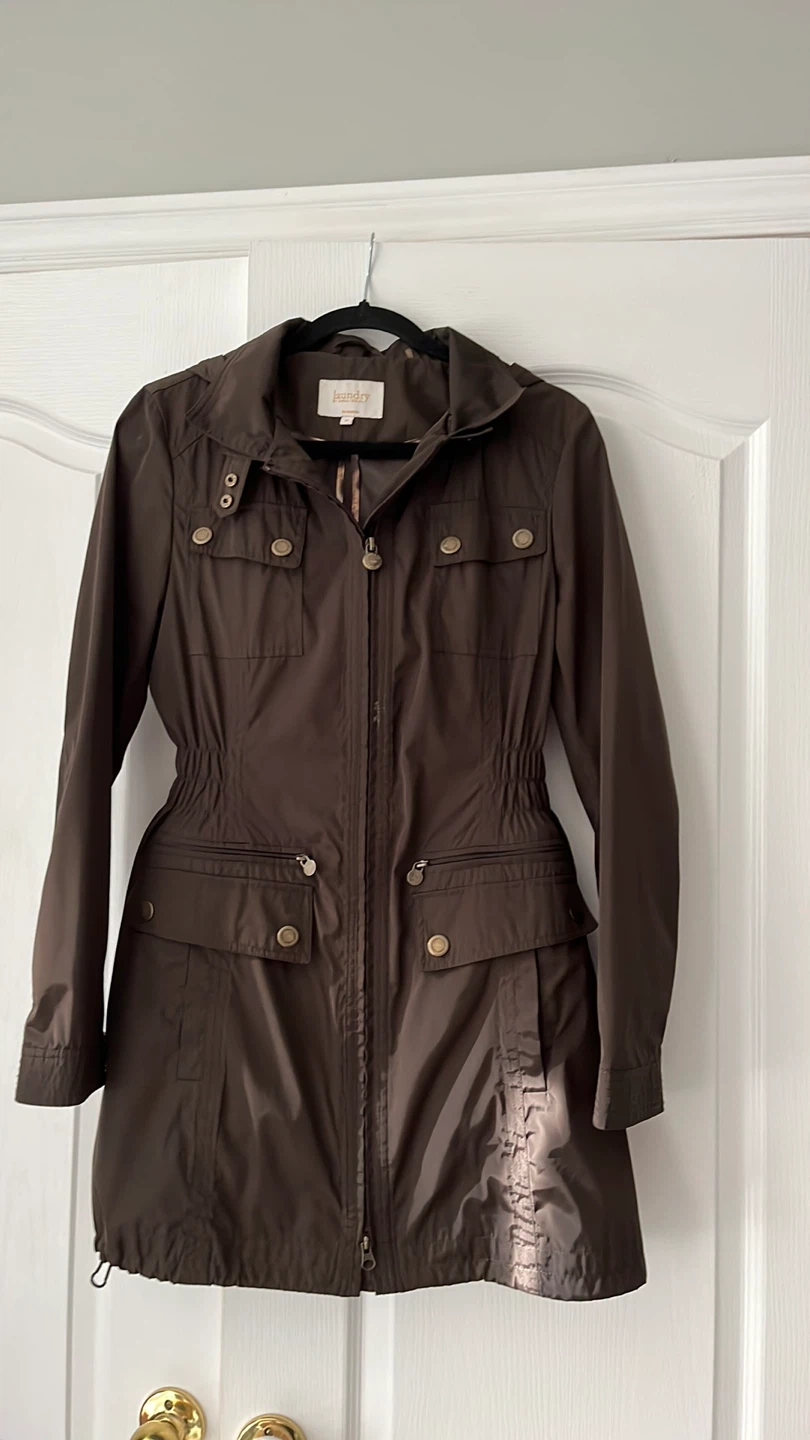 Brown rain jacket - photo 2