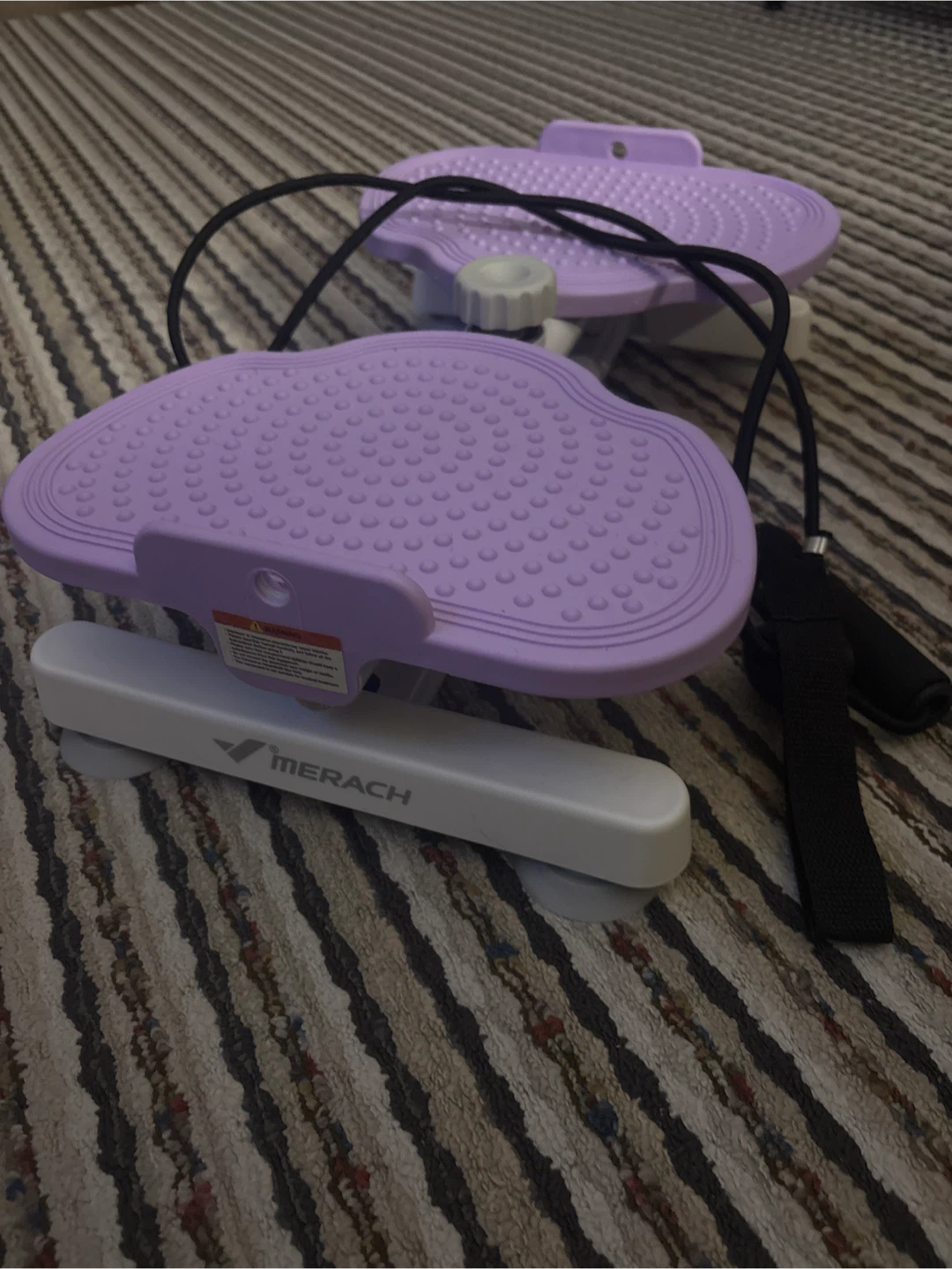 Merach Purple twistboard with Resistance Bands