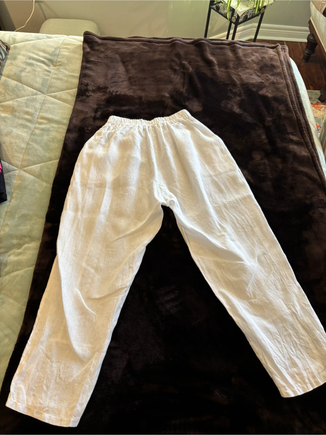 Made in Italy white linen pants - photo 4