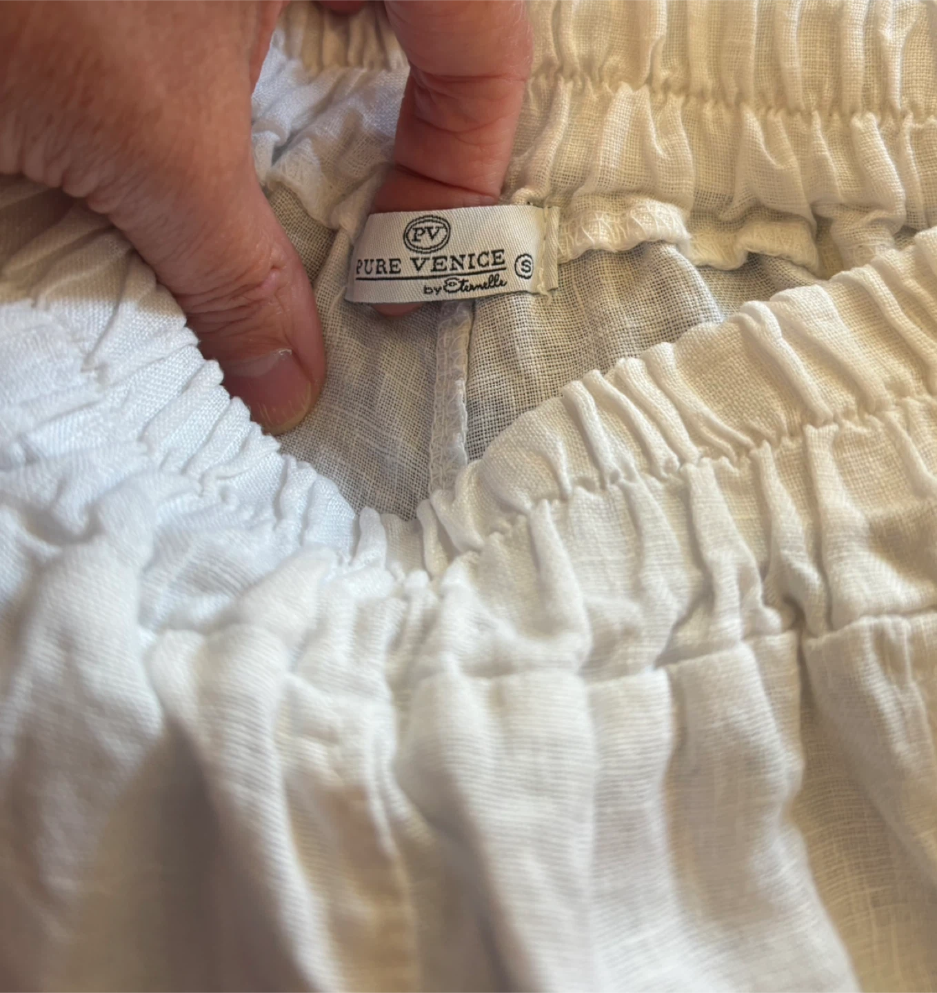 Made in Italy white linen pants - photo 5