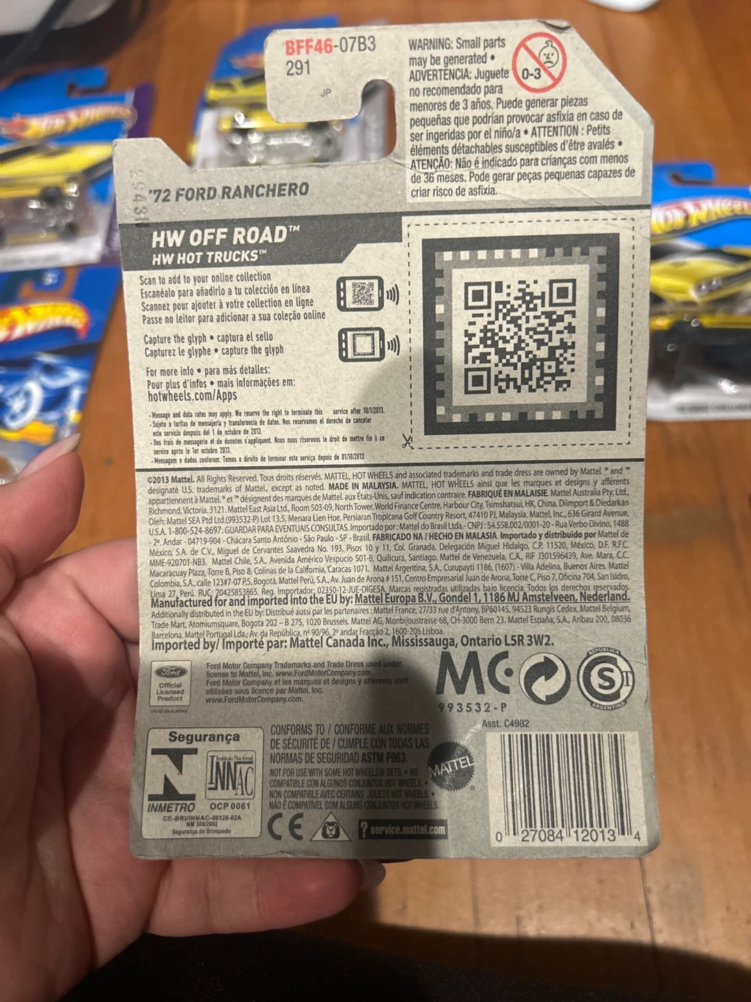 Hot Wheels ’72 Ford Ranchero – Sealed - photo 3