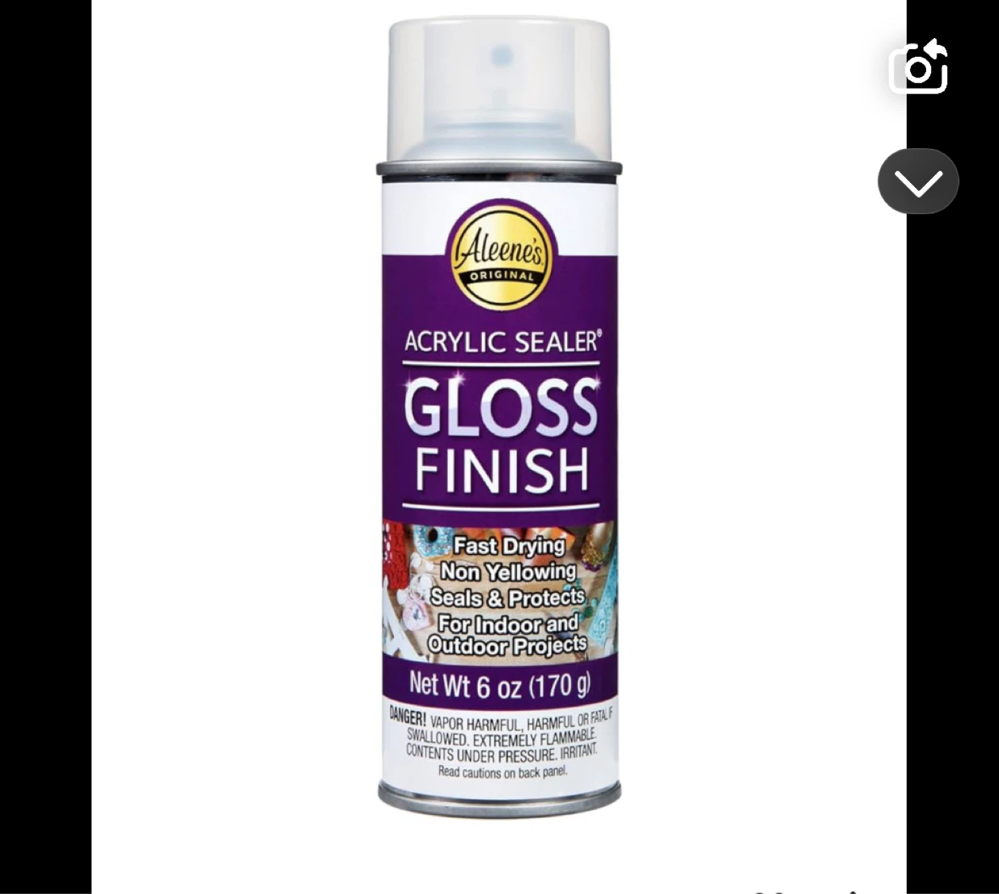 Aleene's Original Acrylic Sealer Gloss Finish Spray - 6 oz