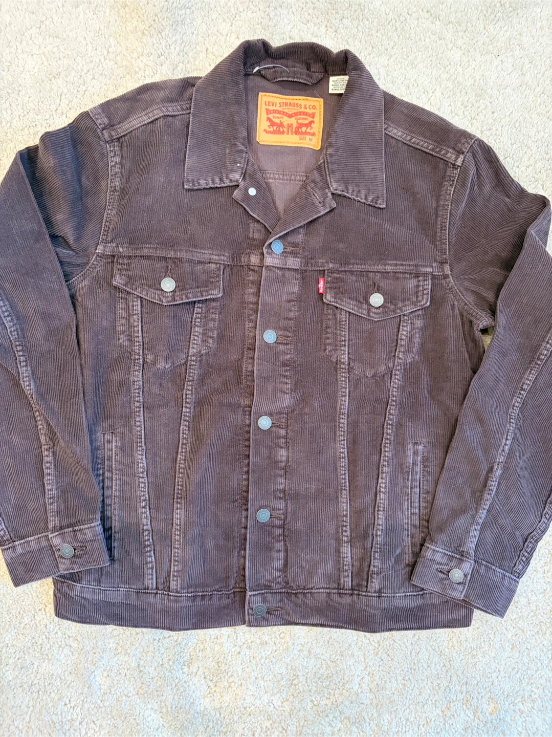 Levi's Corduroy Trucker Jacket - M