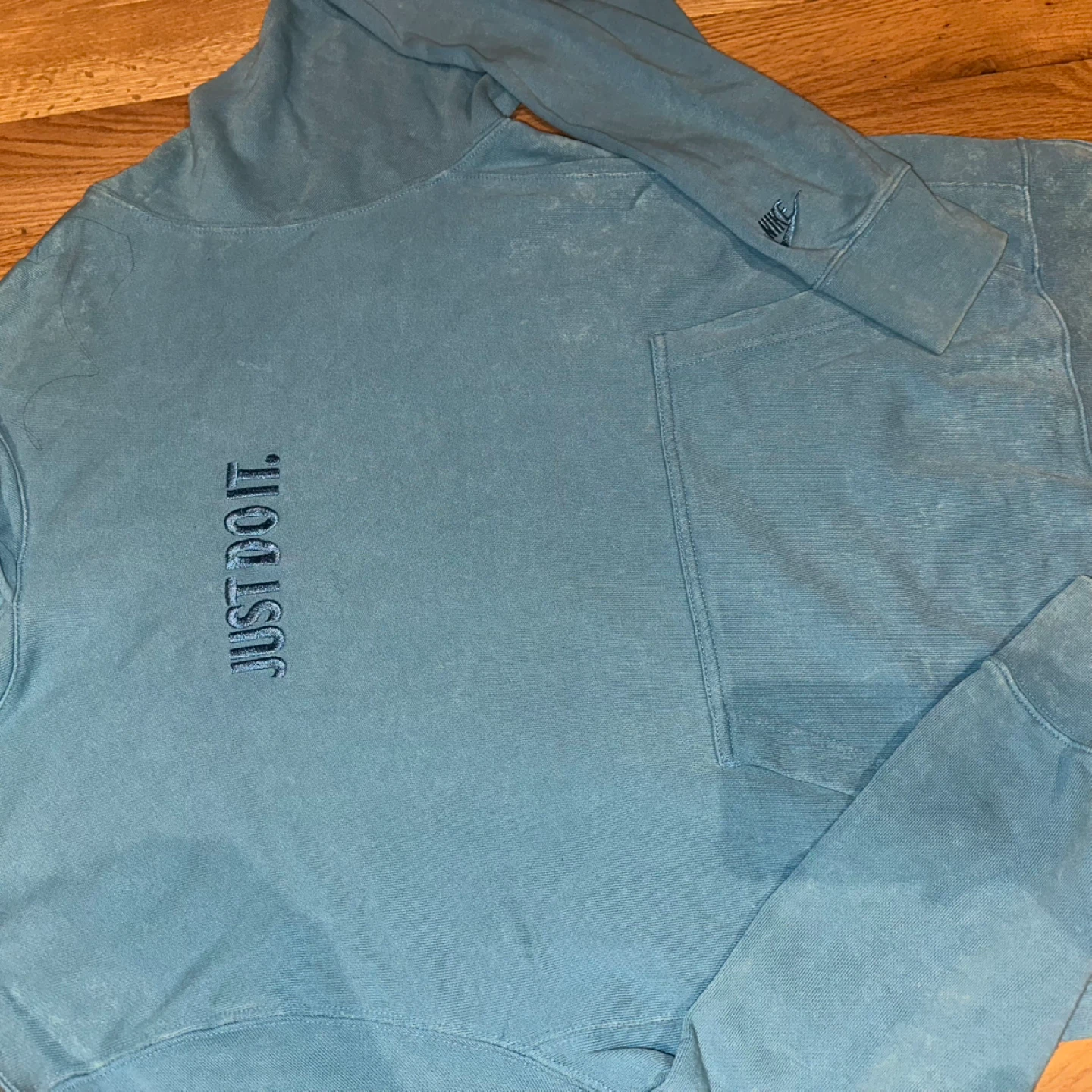 Nike French Terry Hoodie Blue - Medium - photo 2
