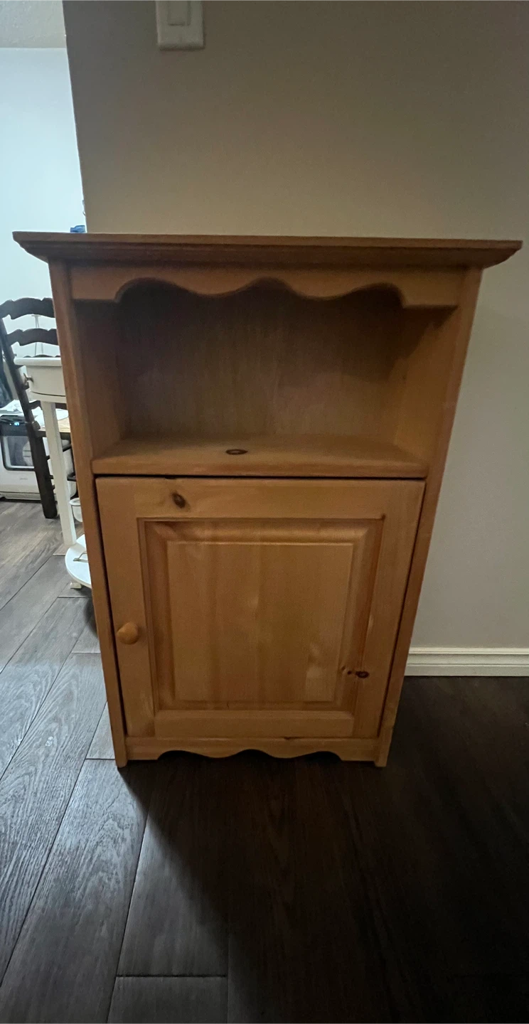 Wooden Storage Cabinet with Door