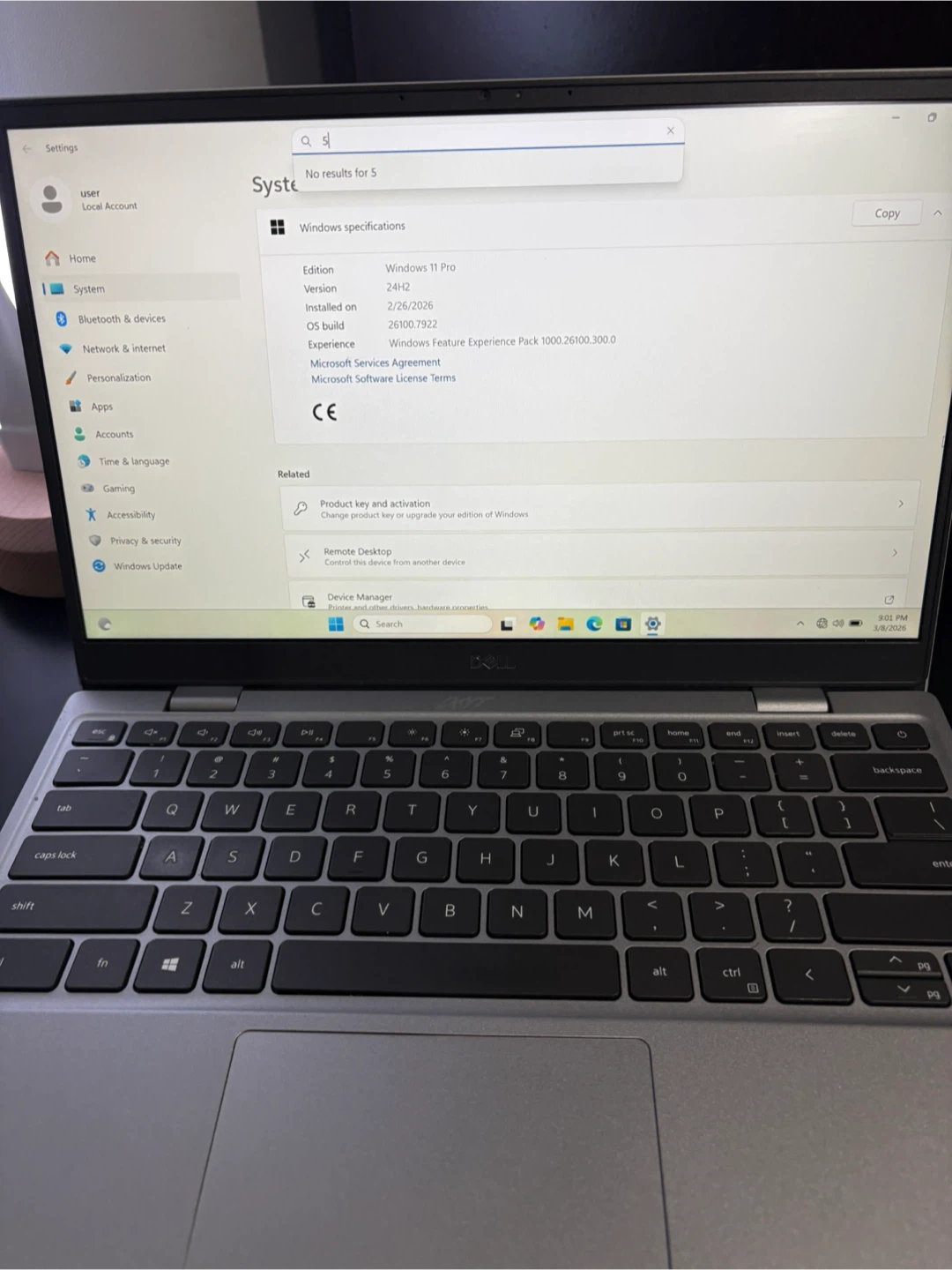 Dell laptop intel(R)Core(TM)i5-1135G7@2.40GHz - photo 3