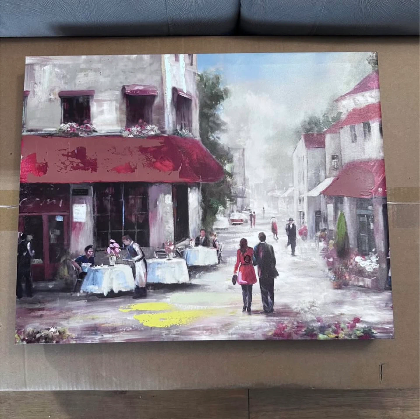 Set of 4 Romantic Scene Canvas Wall Art - photo 3