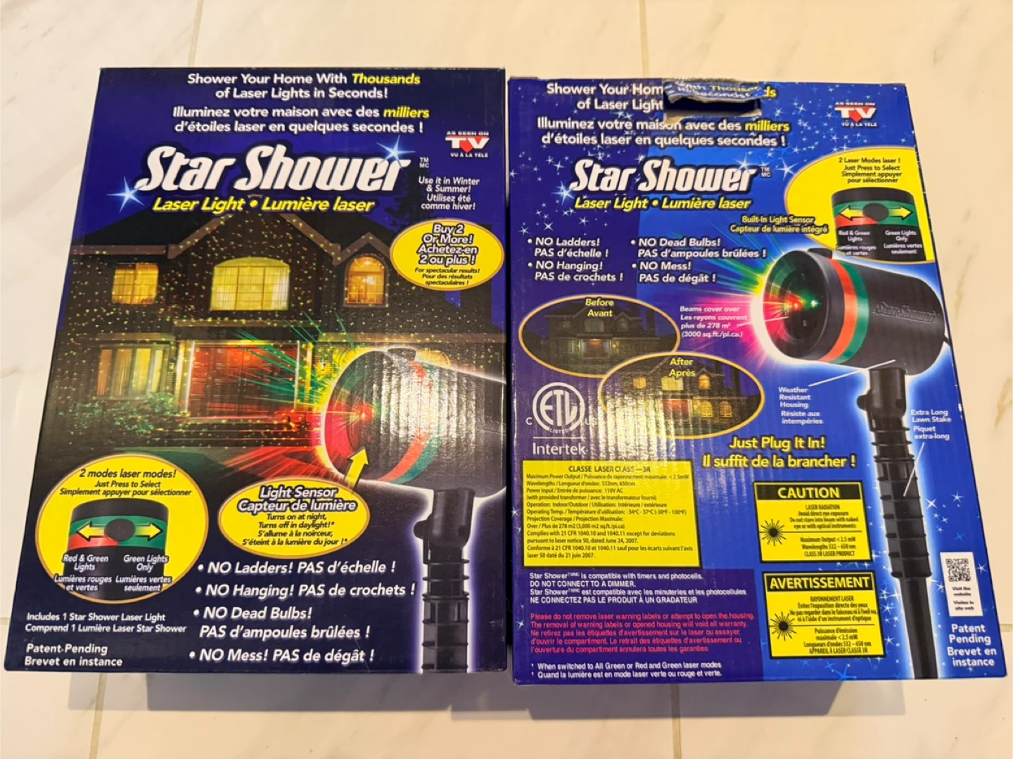 Star Shower Laser Light outdoor home