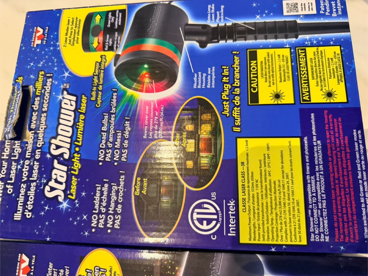 Star Shower Laser Light outdoor home - photo 2