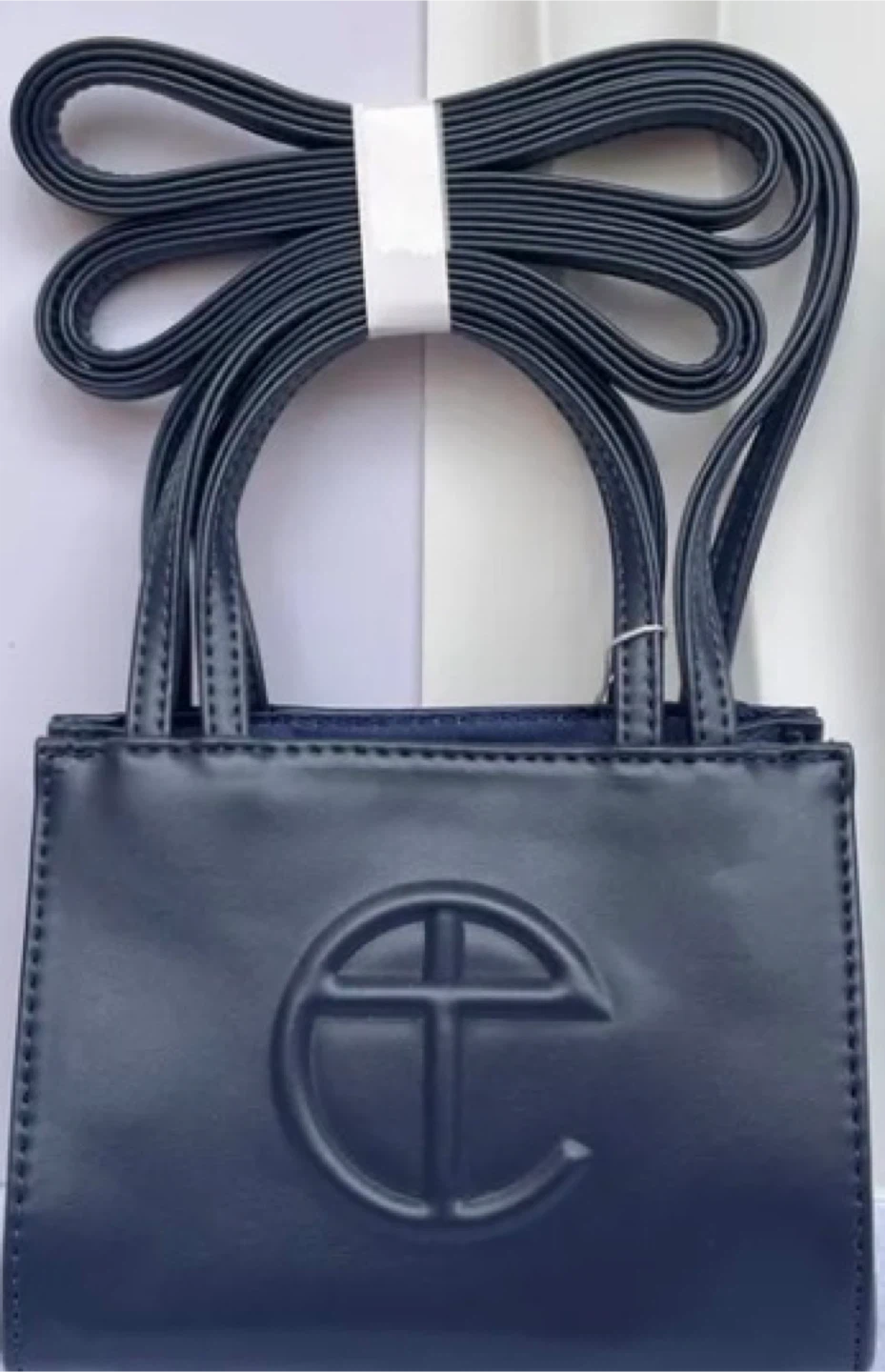 Telfar Small Shopping Bag - Navy blue