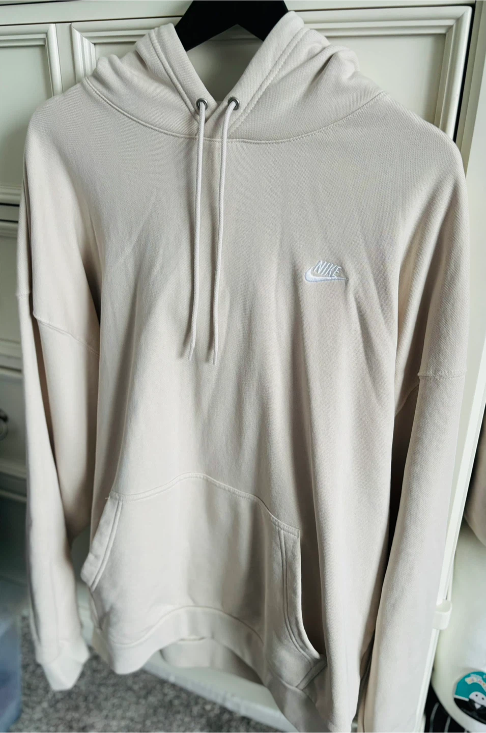 Nike Oversized Fit Hoodie - Beige - Size M