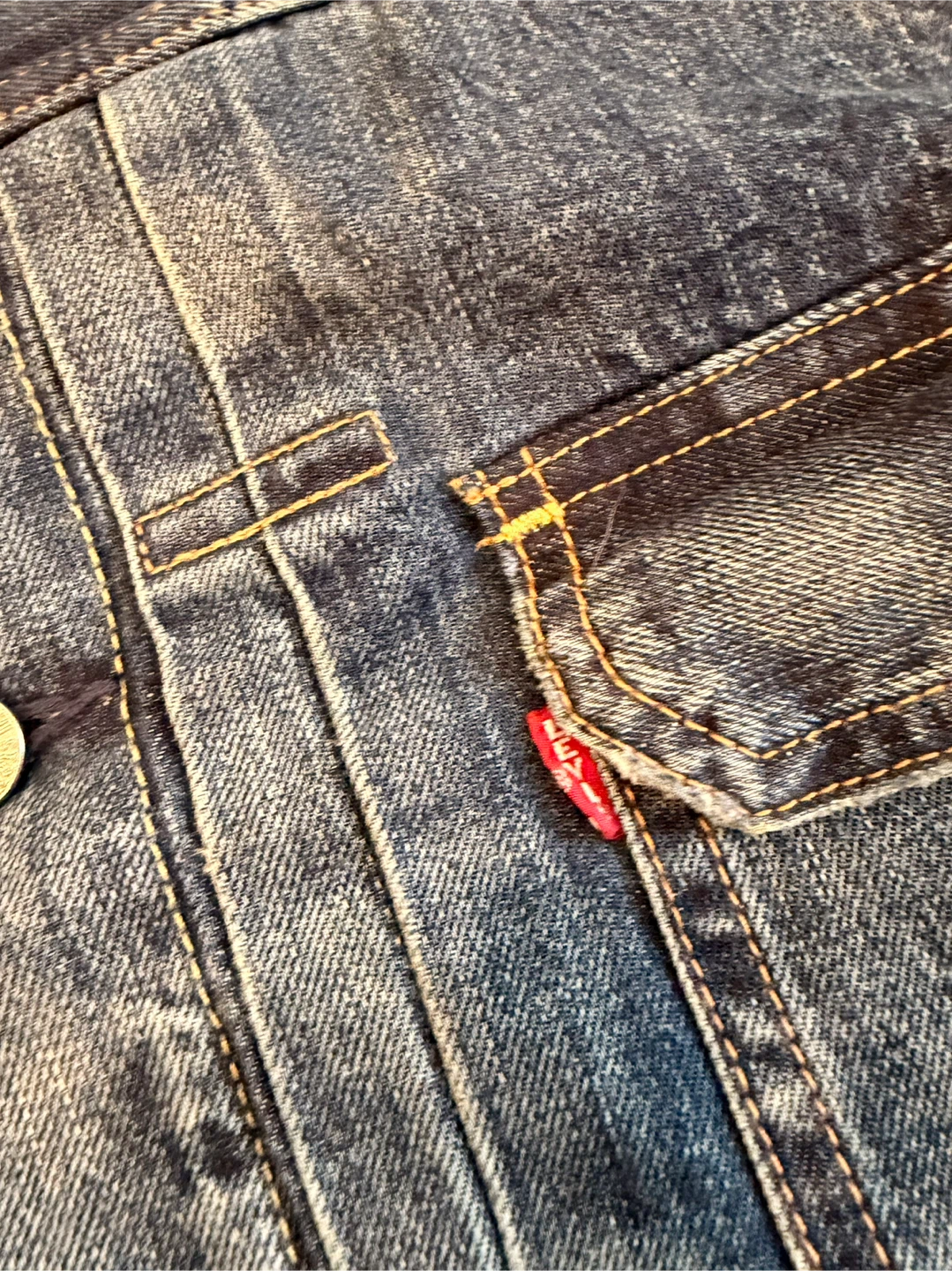 Rare Levi's Premium Denim Trucker Jacket-M - photo 3