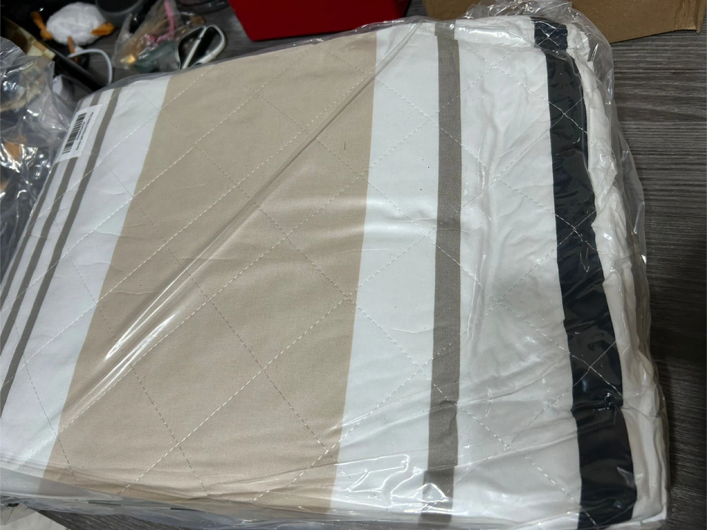 Brand New-BEDMOON Quilt Set -king  Size - photo 3