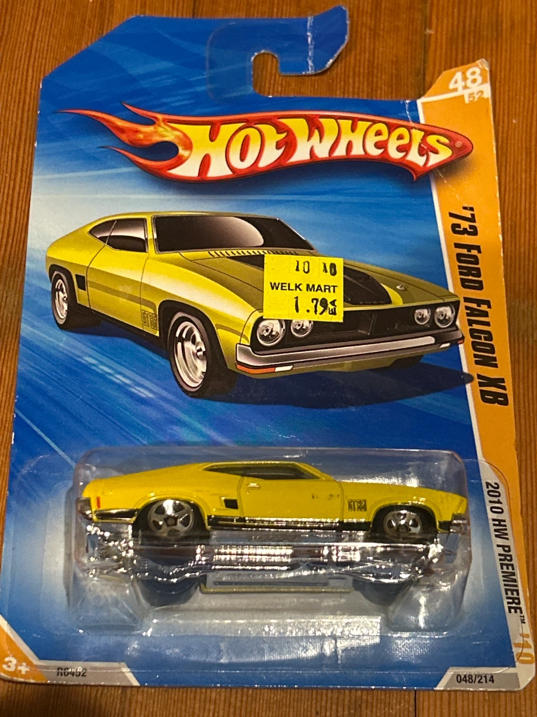 Hot Wheels '73 Ford Falcon XB 2010 HW Premiere Yellow