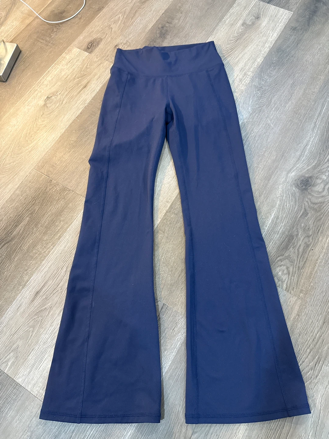 Fabletics Navy Blue Flare Leggings