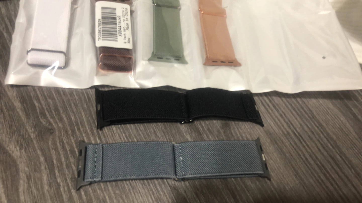 New-8 Pack Elastic Apple Watch Bands!