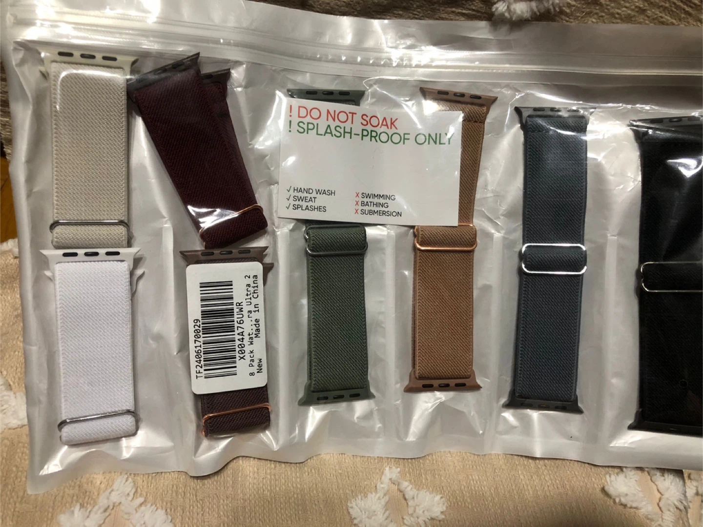 New-8 Pack Elastic Apple Watch Bands! - photo 5