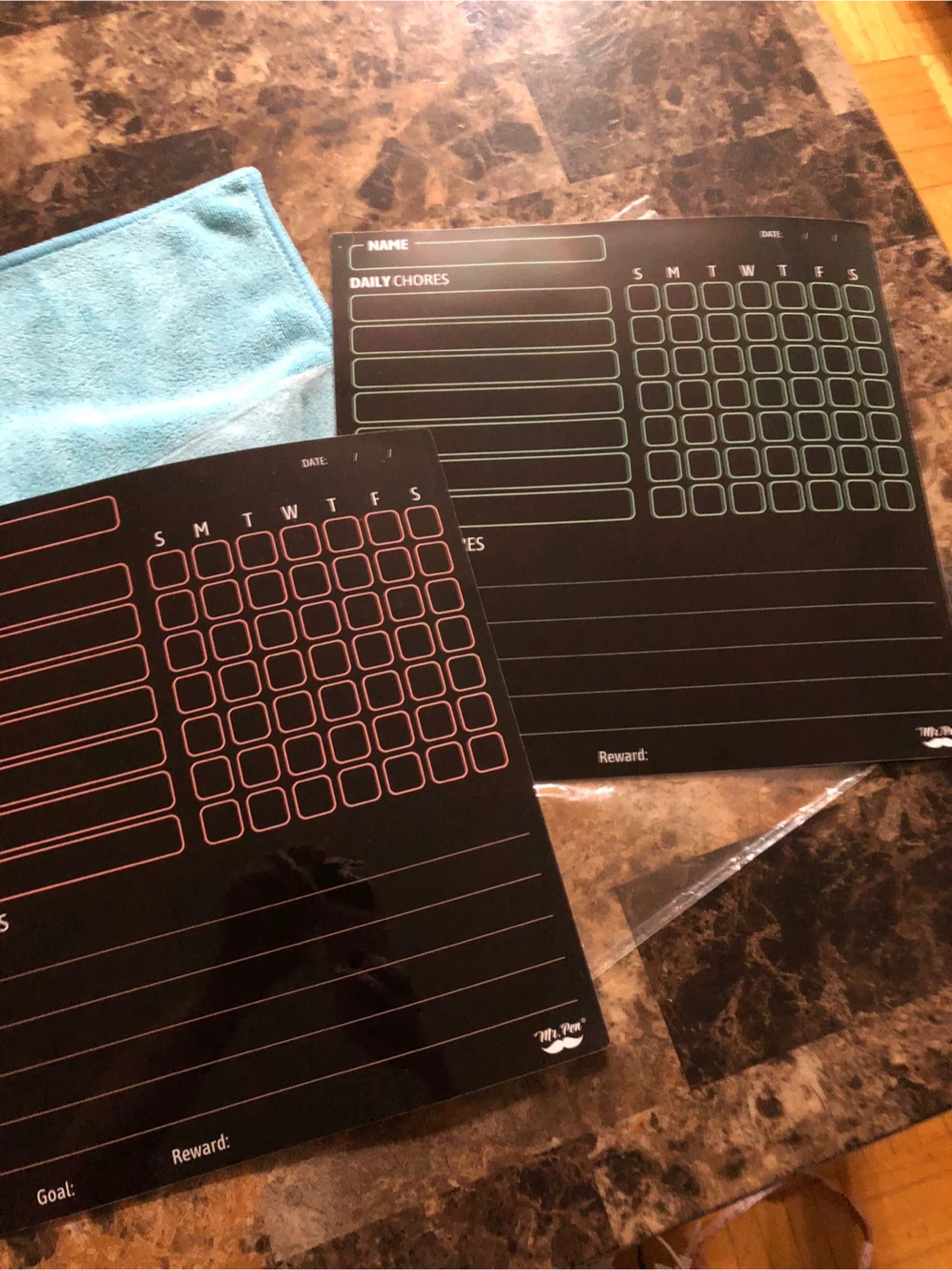 New Mr. Pen Dry Erase Chore magnetic Chart Set with Markers - photo 4