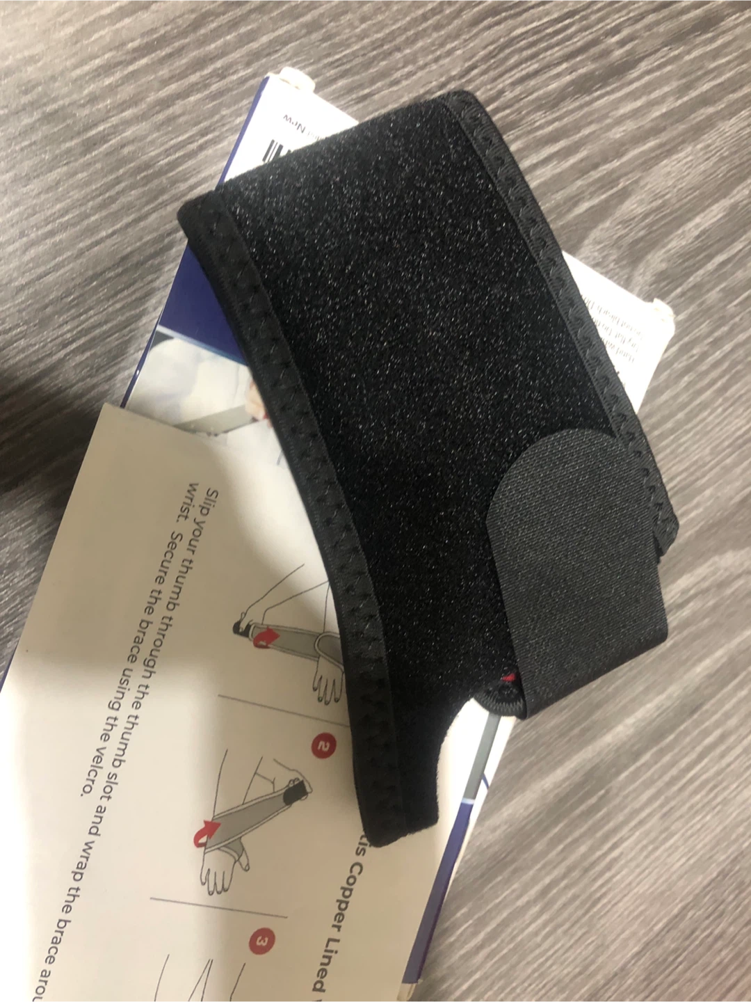 New Dr Arthritis Copper Lined Wrist Brace & Handbook - photo 3